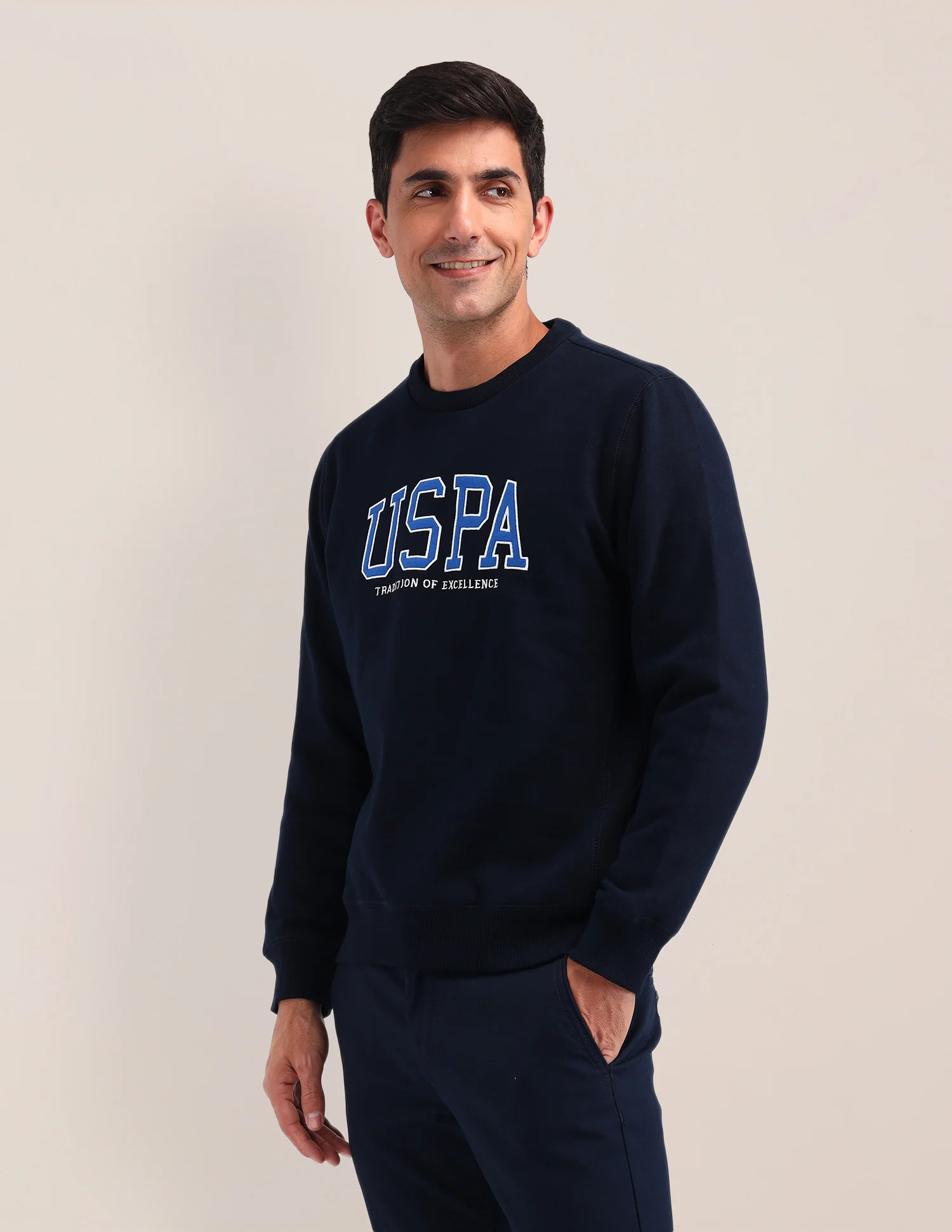 Brand Printed Regular Fit Sweatshirt - Image 4