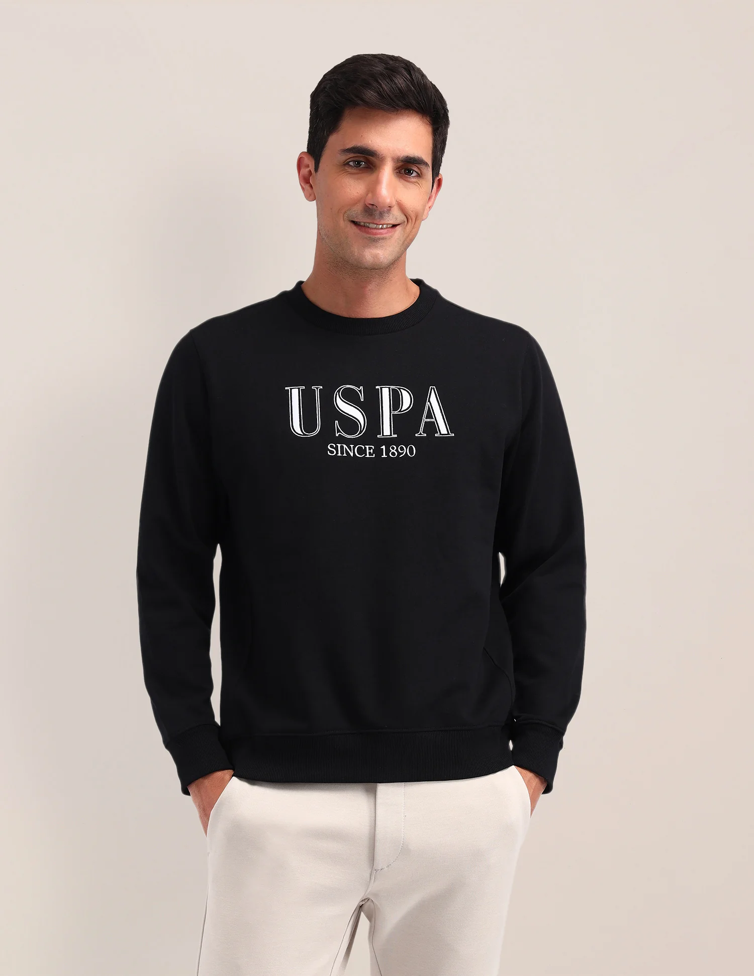 Brand Printed Regular Fit Sweatshirt - Image 6