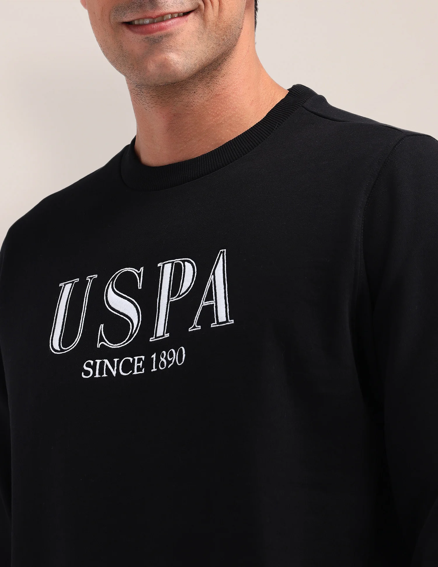 Brand Printed Regular Fit Sweatshirt - Image 7