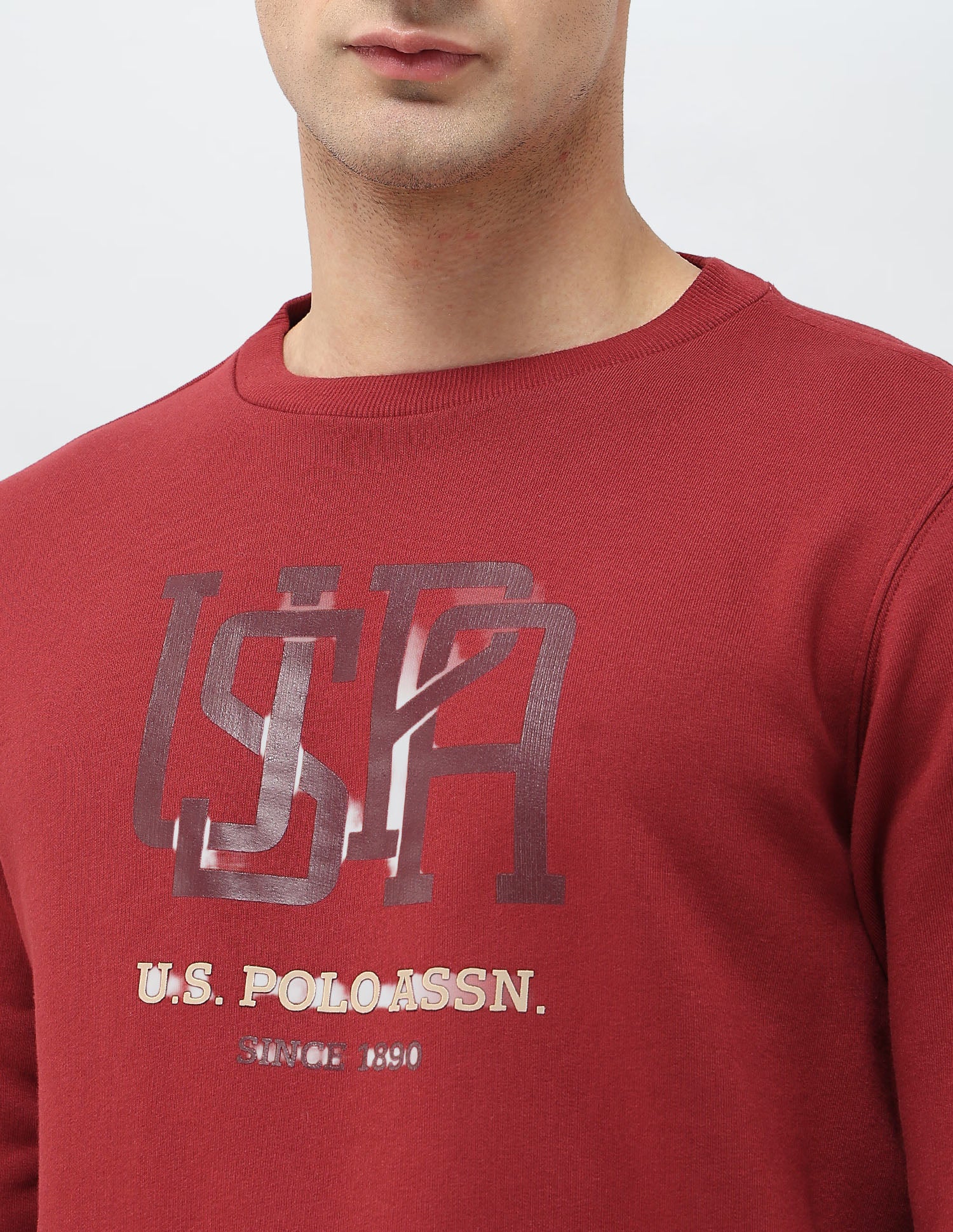 Brand Printed Regular Fit Sweatshirt - Image 7