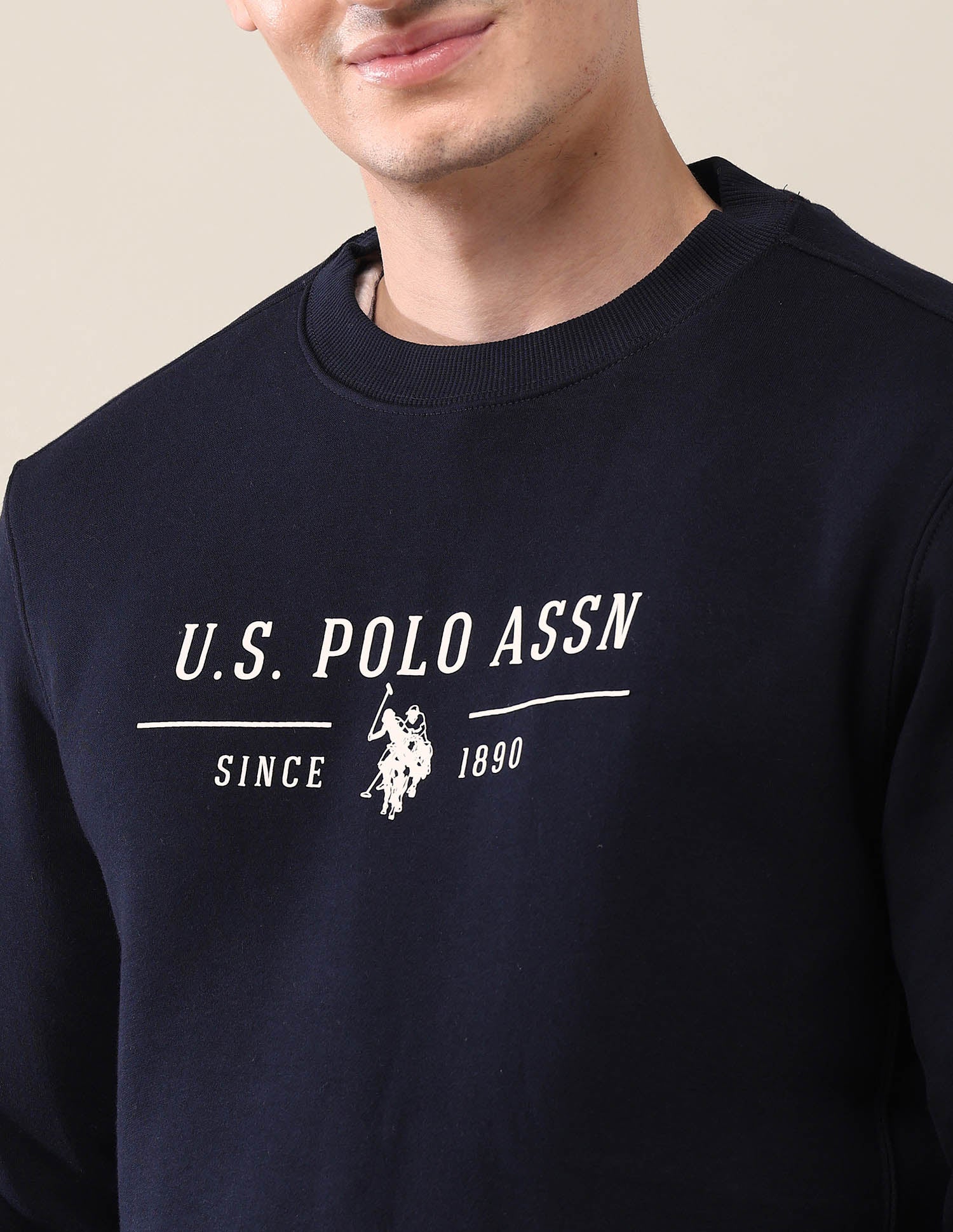 Brand Printed Regular Fit Sweatshirt - Image 7
