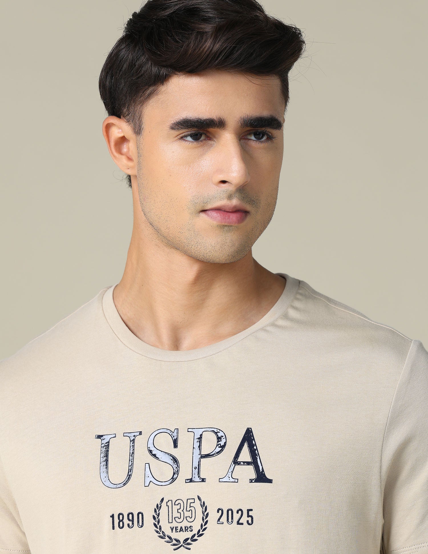 Brand Printed Regular Fit T-shirt - Image 7