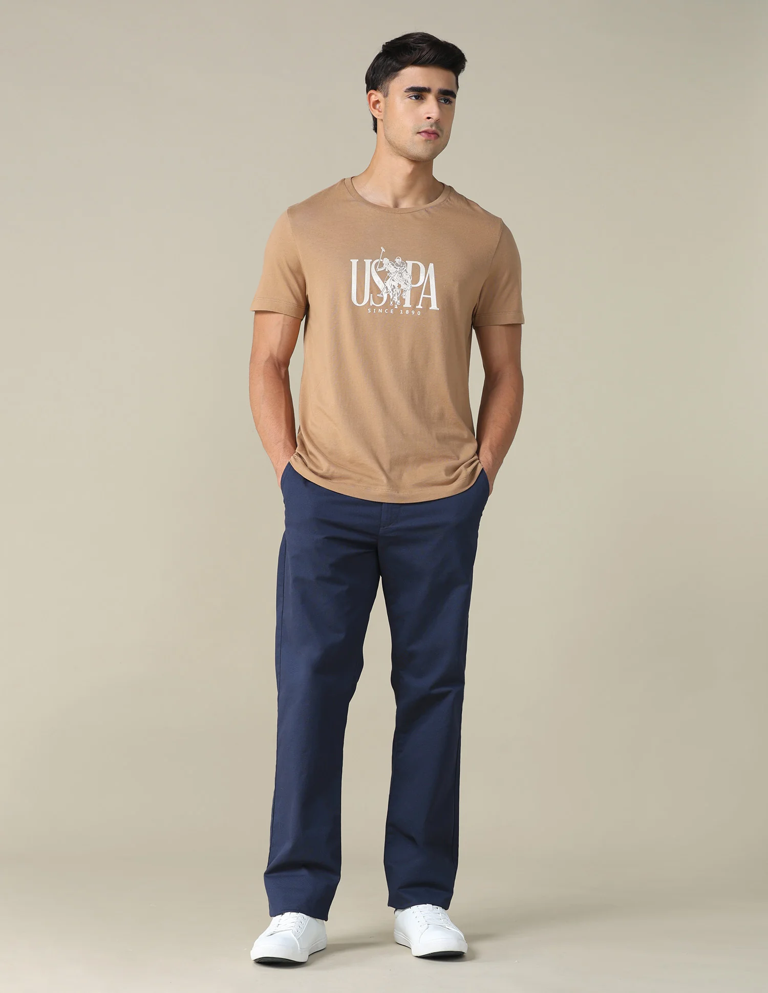 Brand Printed Regular Fit T-shirt - Image 3