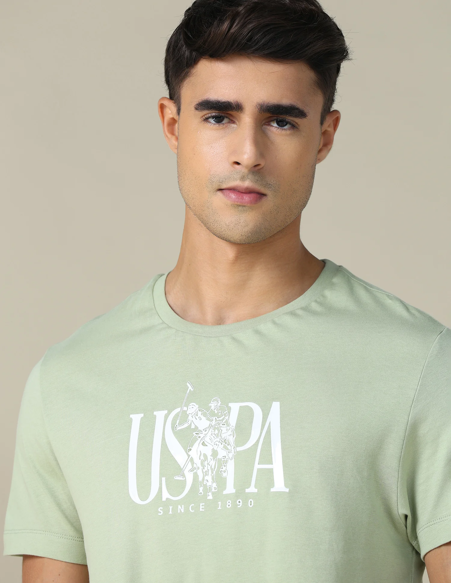 Brand Printed Regular Fit T-shirt - Image 7