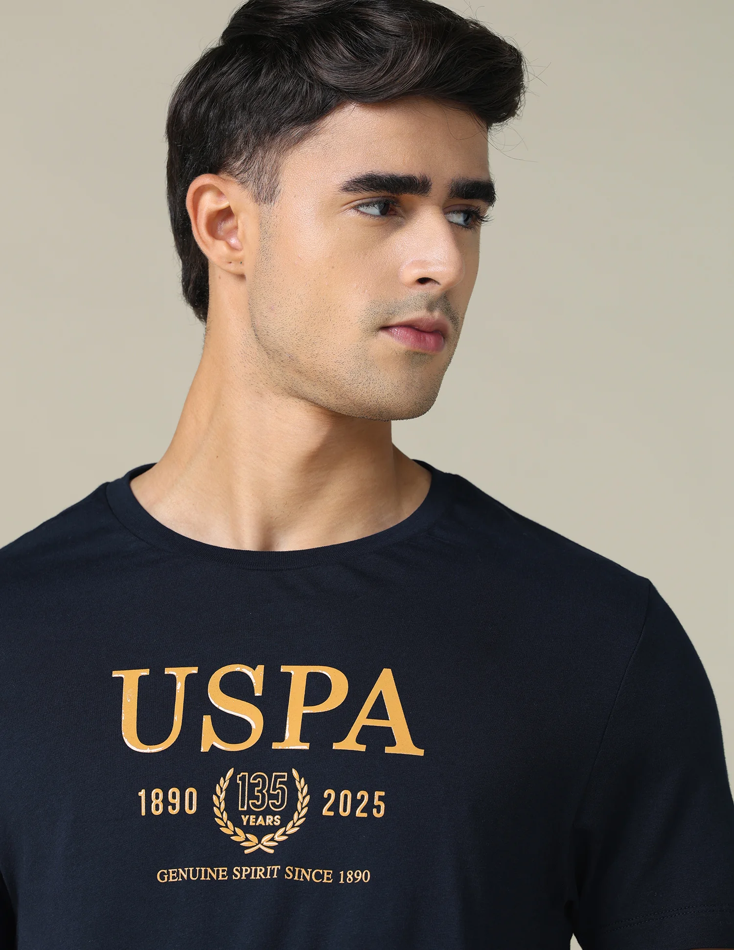 Brand Printed Regular Fit T-shirt - Image 7