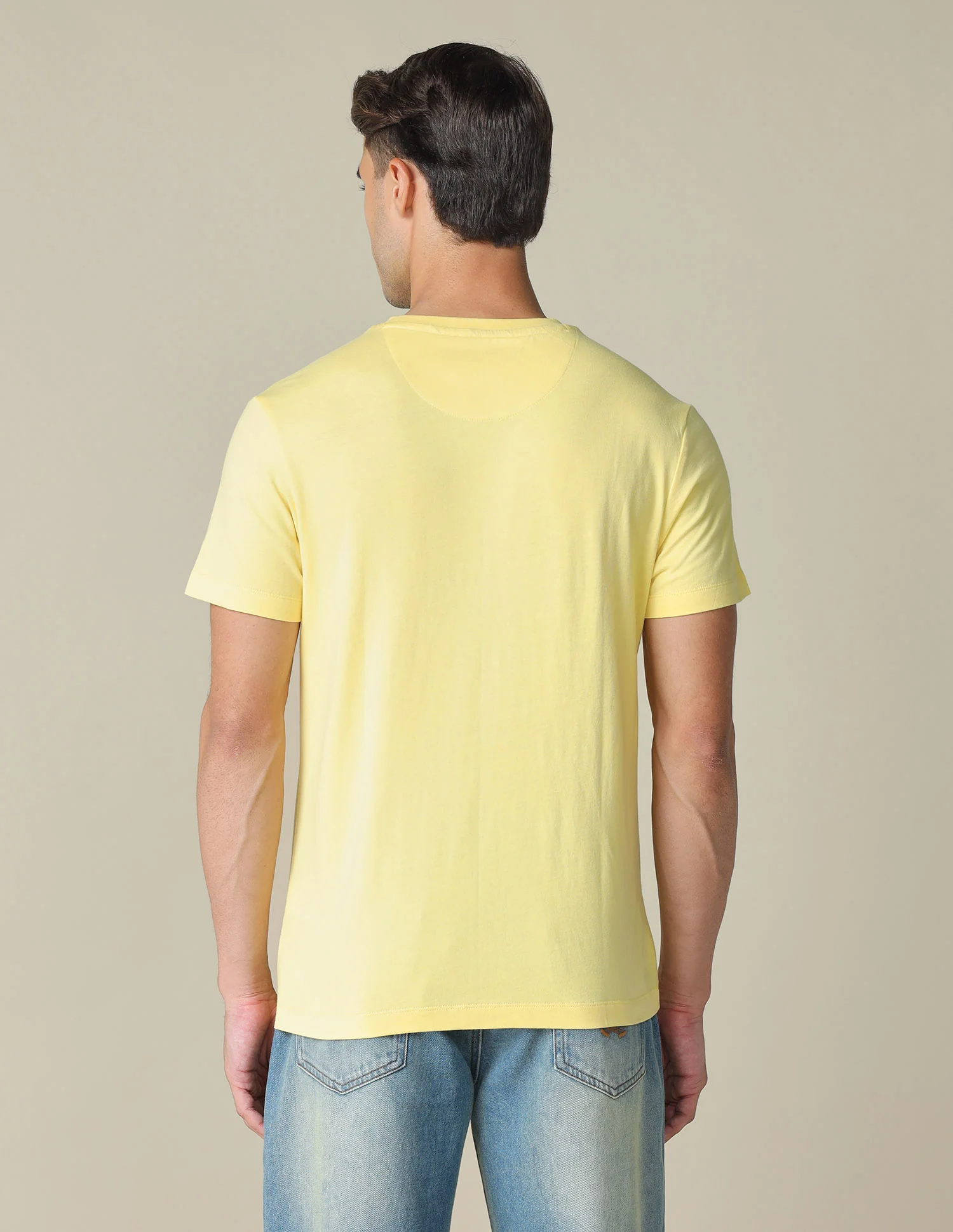Brand Printed Regular Fit T- Shirt - Image 5