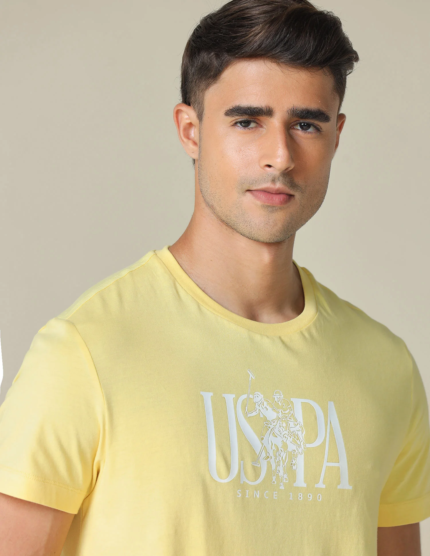 Brand Printed Regular Fit T- Shirt - Image 7