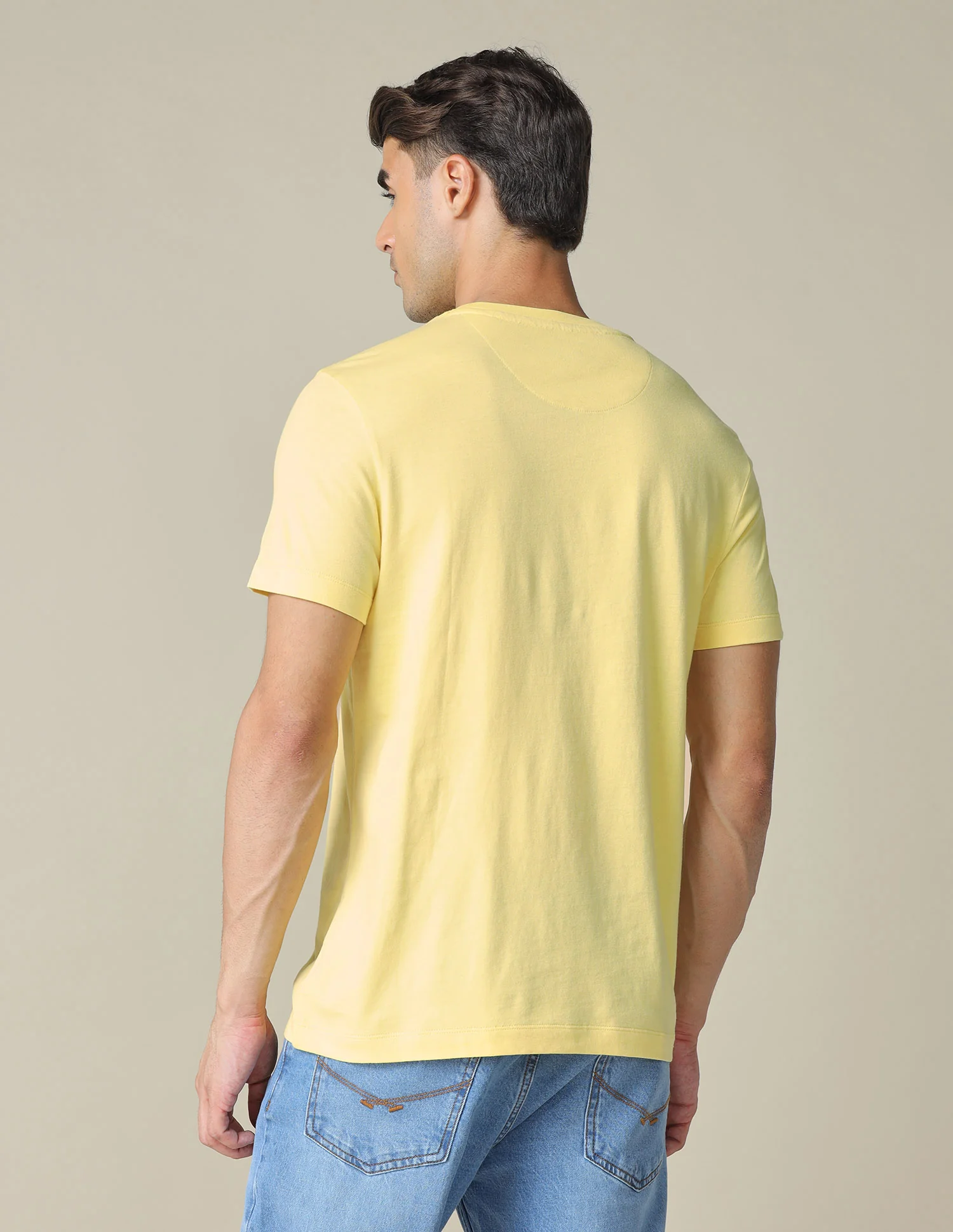 Brand Printed Regular Fit T- Shirt - Image 5