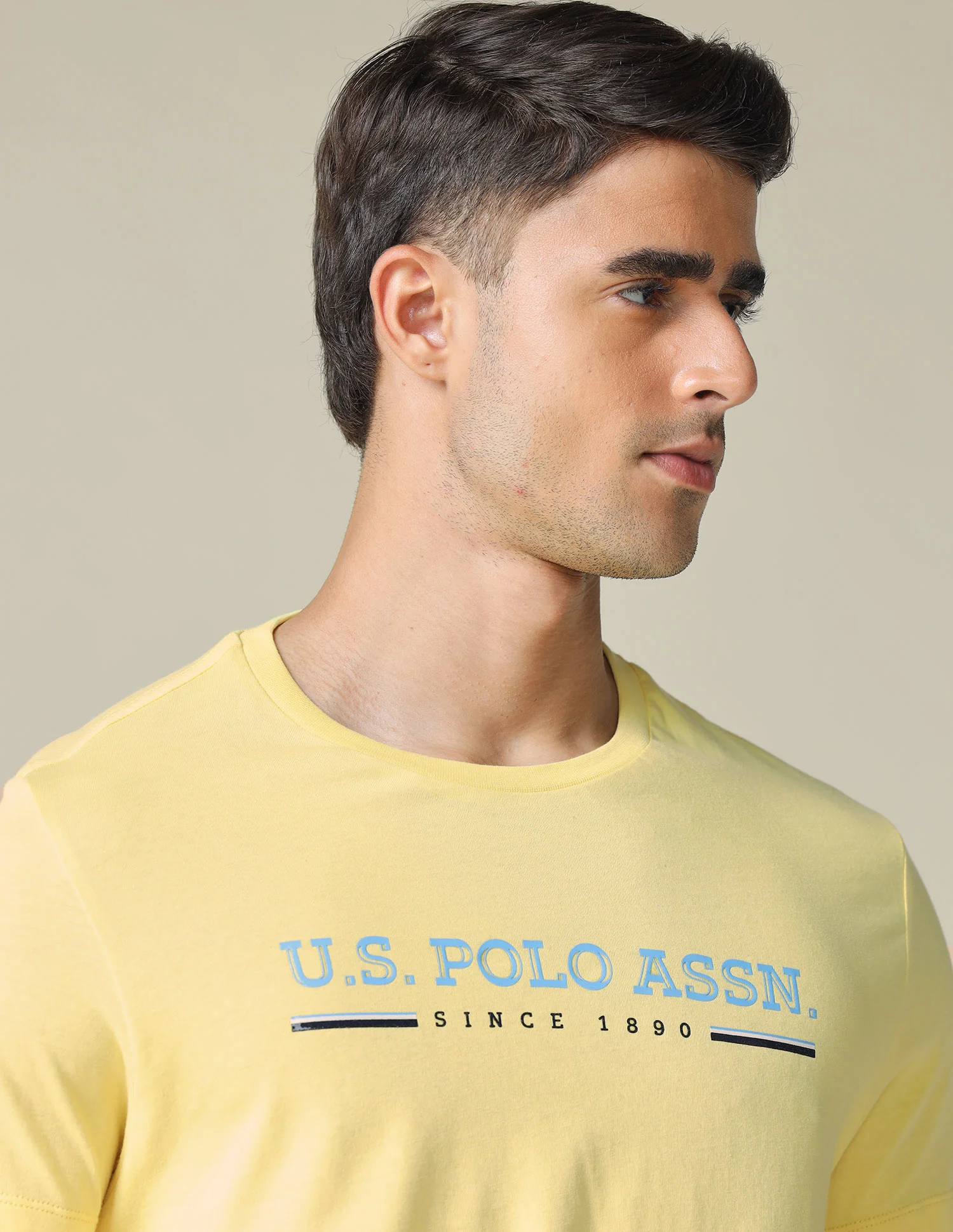 Brand Printed Regular Fit T- Shirt - Image 7