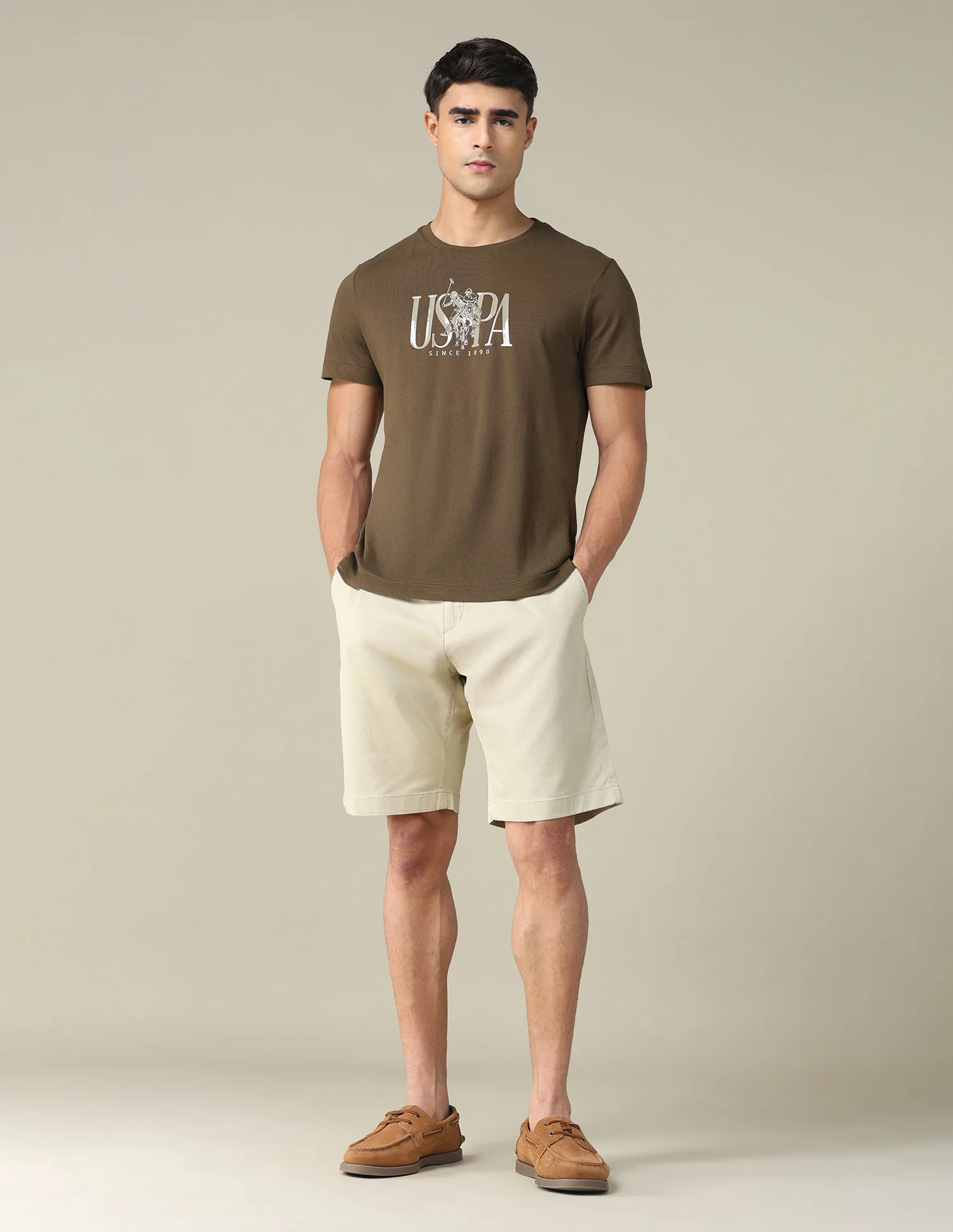 Brand Printed Regular Fit T-shirt - Image 3