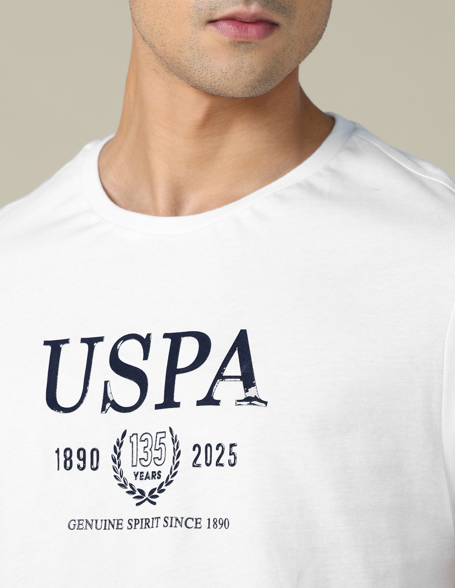 Brand Printed Regular Fit T-shirt - Image 7