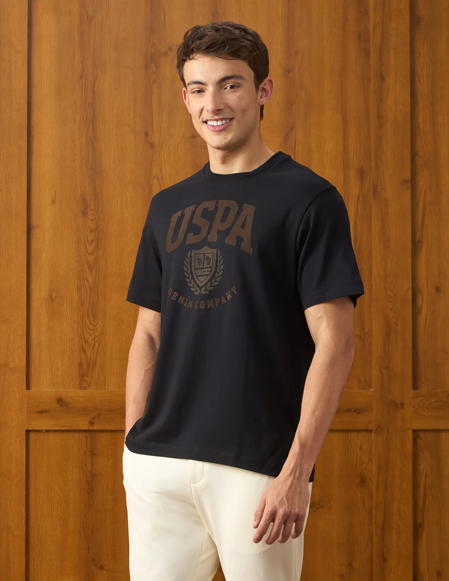Brand Printed Relaxed Fit T-Shirt - Image 4