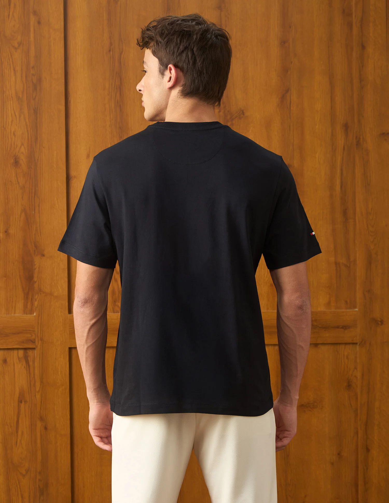 Brand Printed Relaxed Fit T-Shirt - Image 5