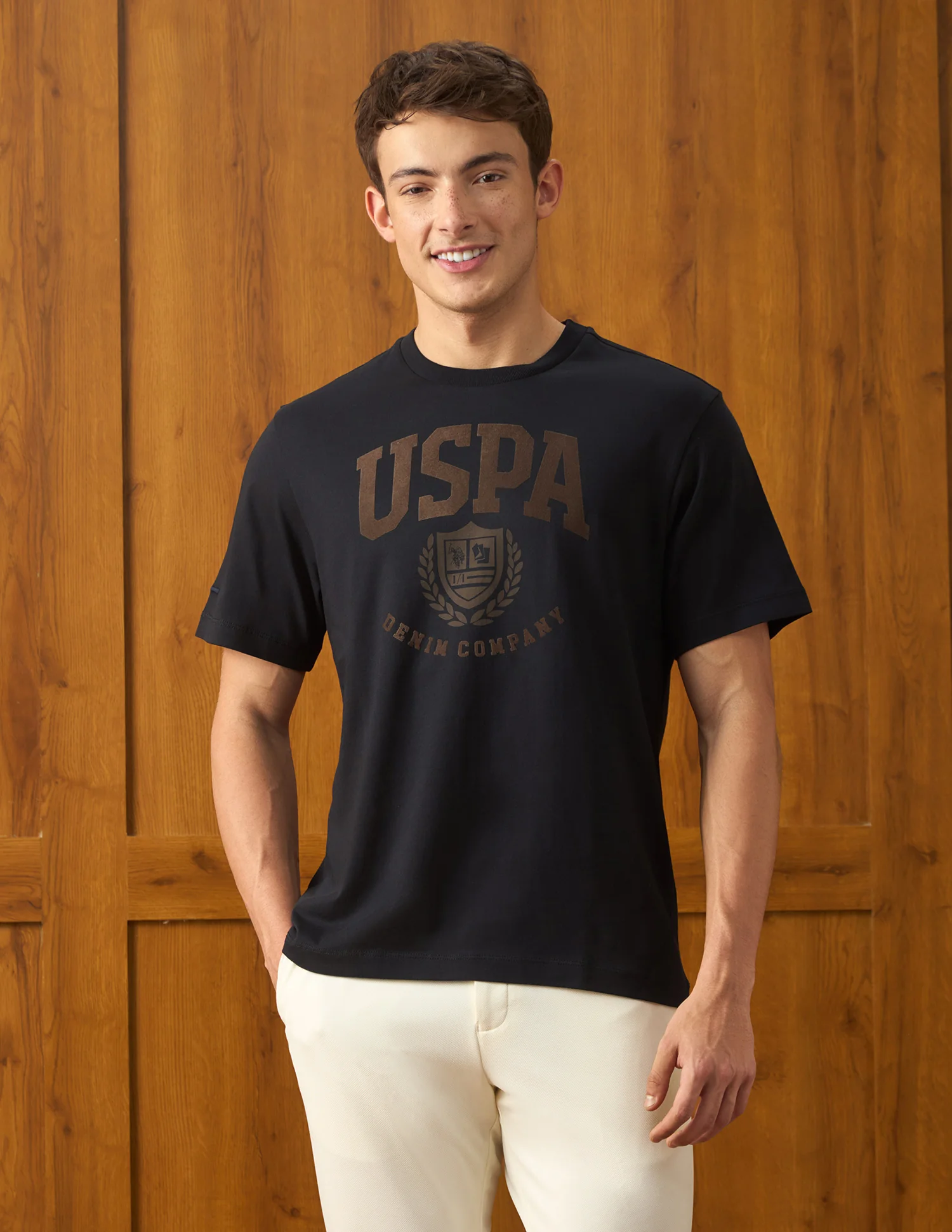 Brand Printed Relaxed Fit T-Shirt - Image 6