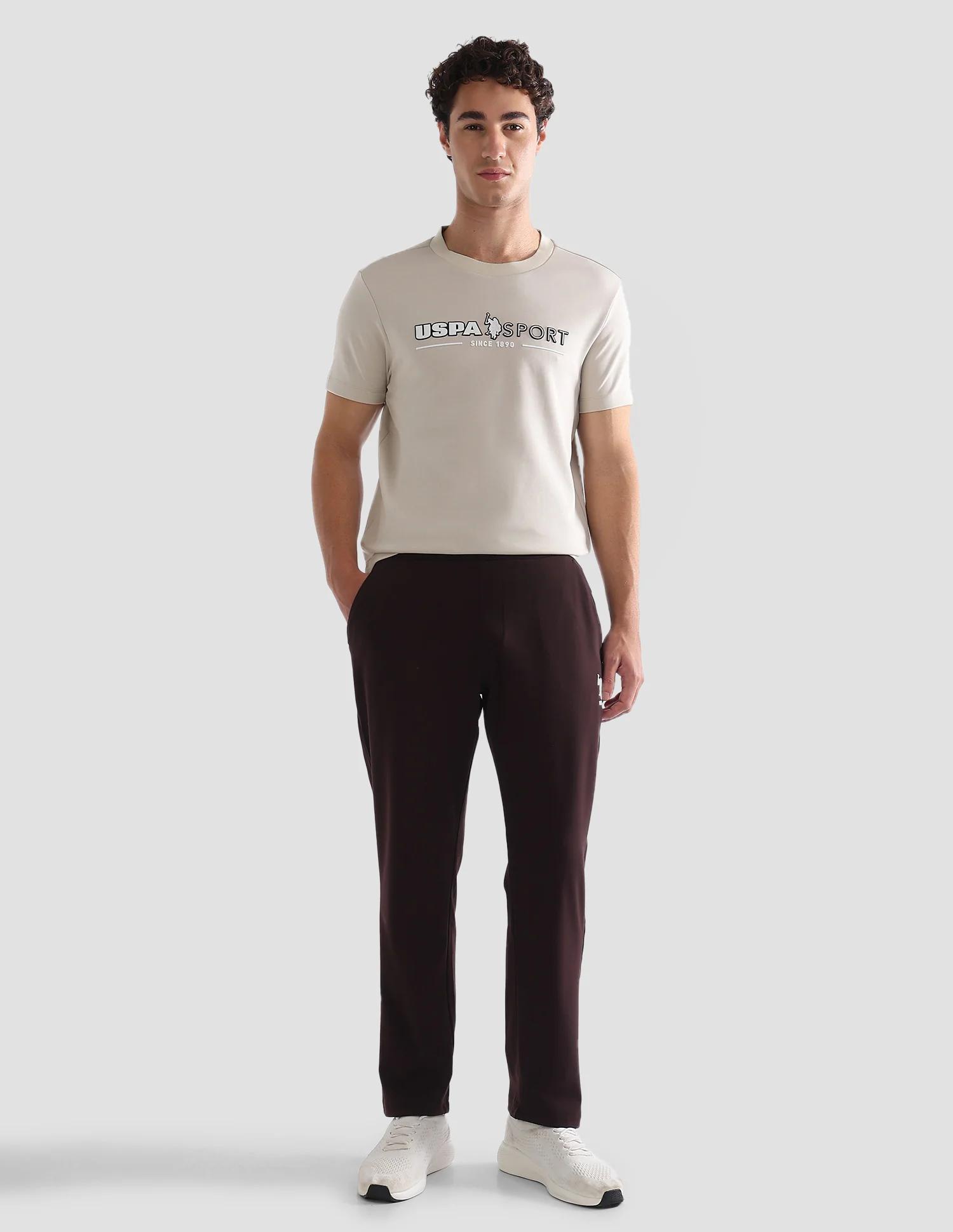 Brand Printed Slim Fit Active T-Shirt - Image 3