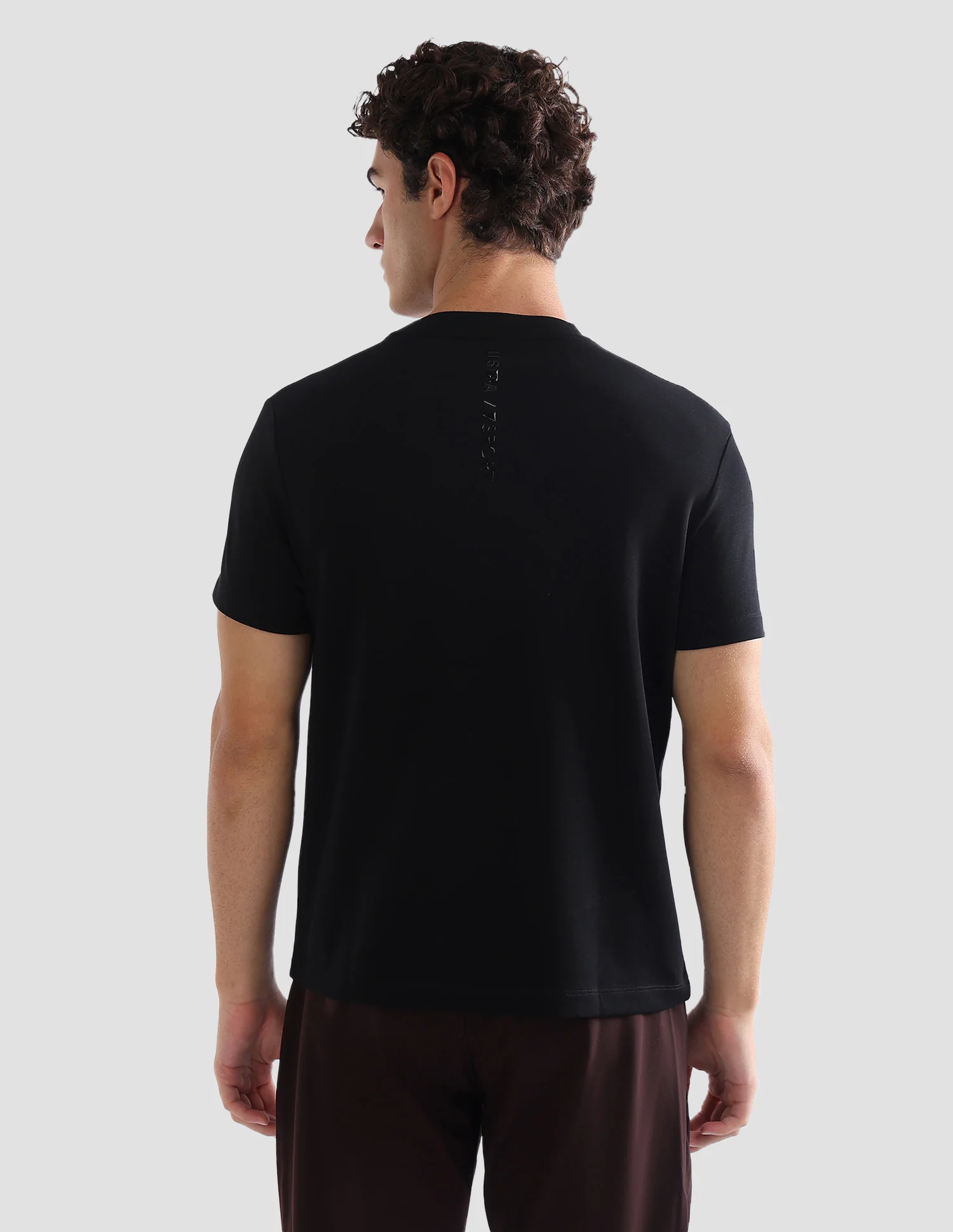 Brand Printed Slim Fit Active T-Shirt - Image 5