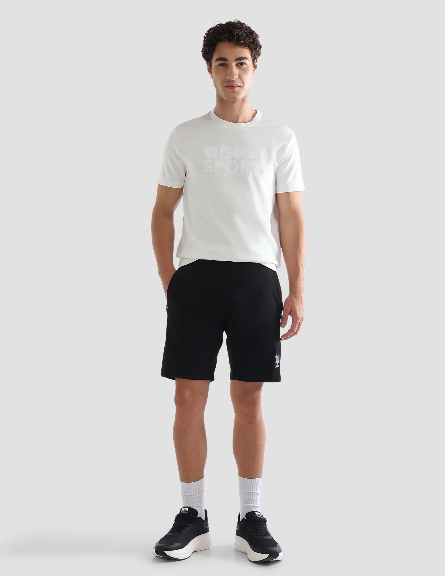 Brand Printed Slim Fit Active T-Shirt - Image 3