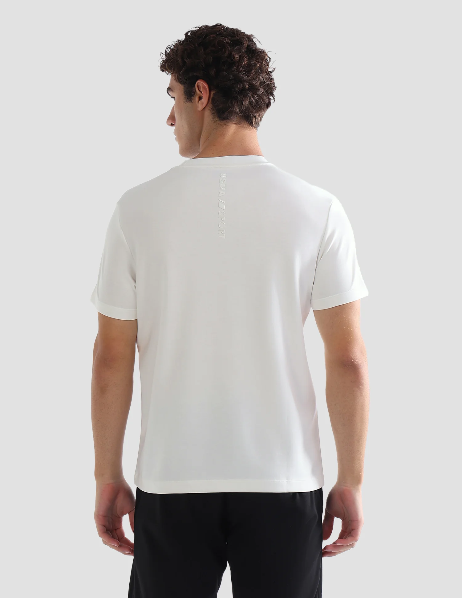 Brand Printed Slim Fit Active T-Shirt - Image 5