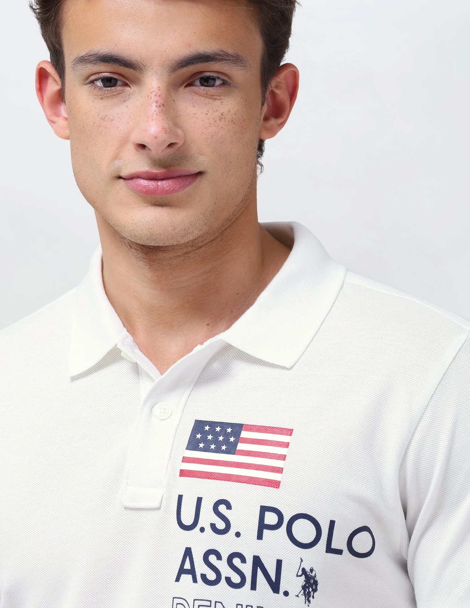 Brand Printed Slim Fit Polo Shirt - Image 7