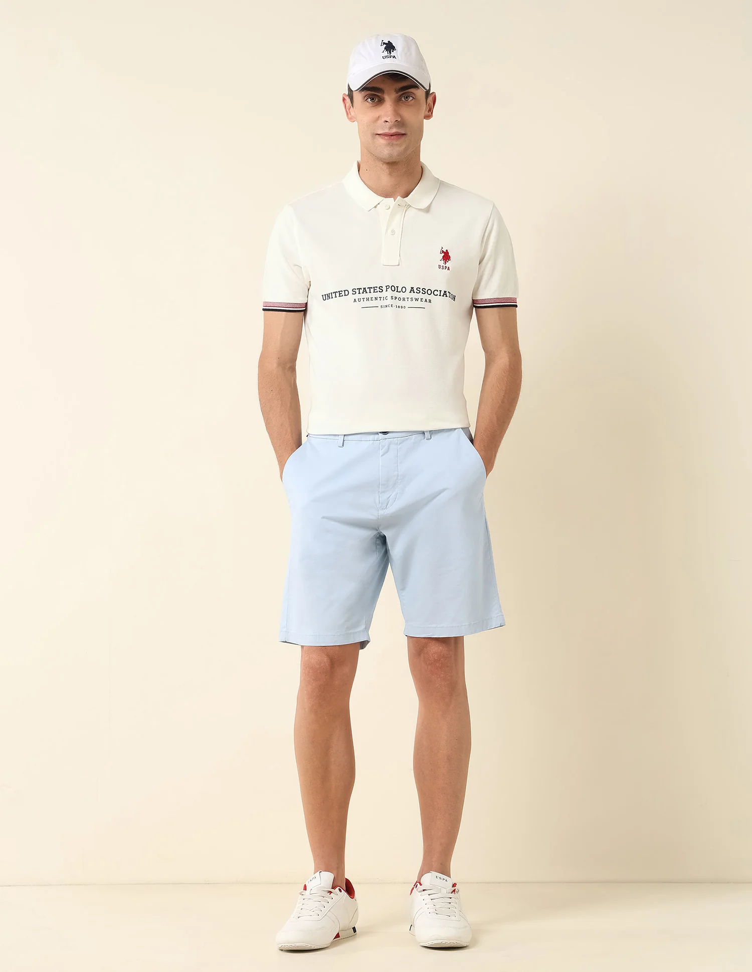 Brand Printed Slim Fit Polo Shirt - Image 3