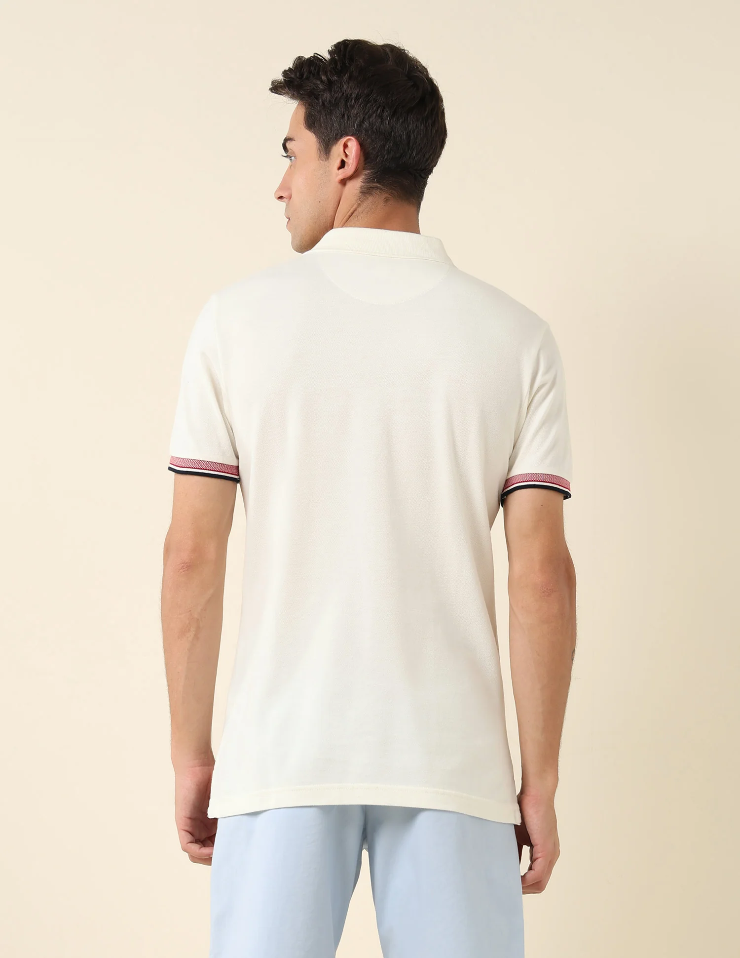 Brand Printed Slim Fit Polo Shirt - Image 5