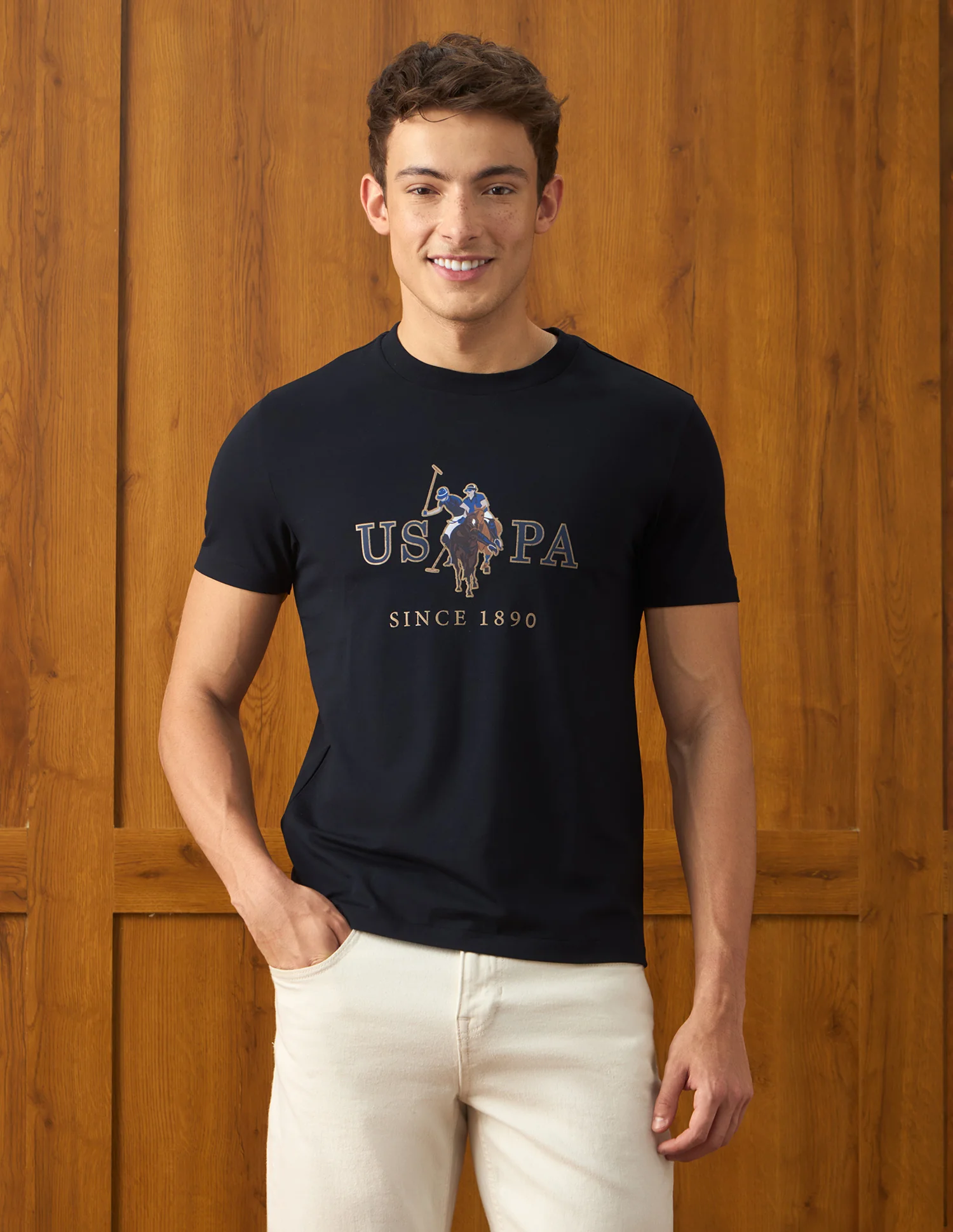 Brand Printed Slim Fit T-Shirt - Image 6