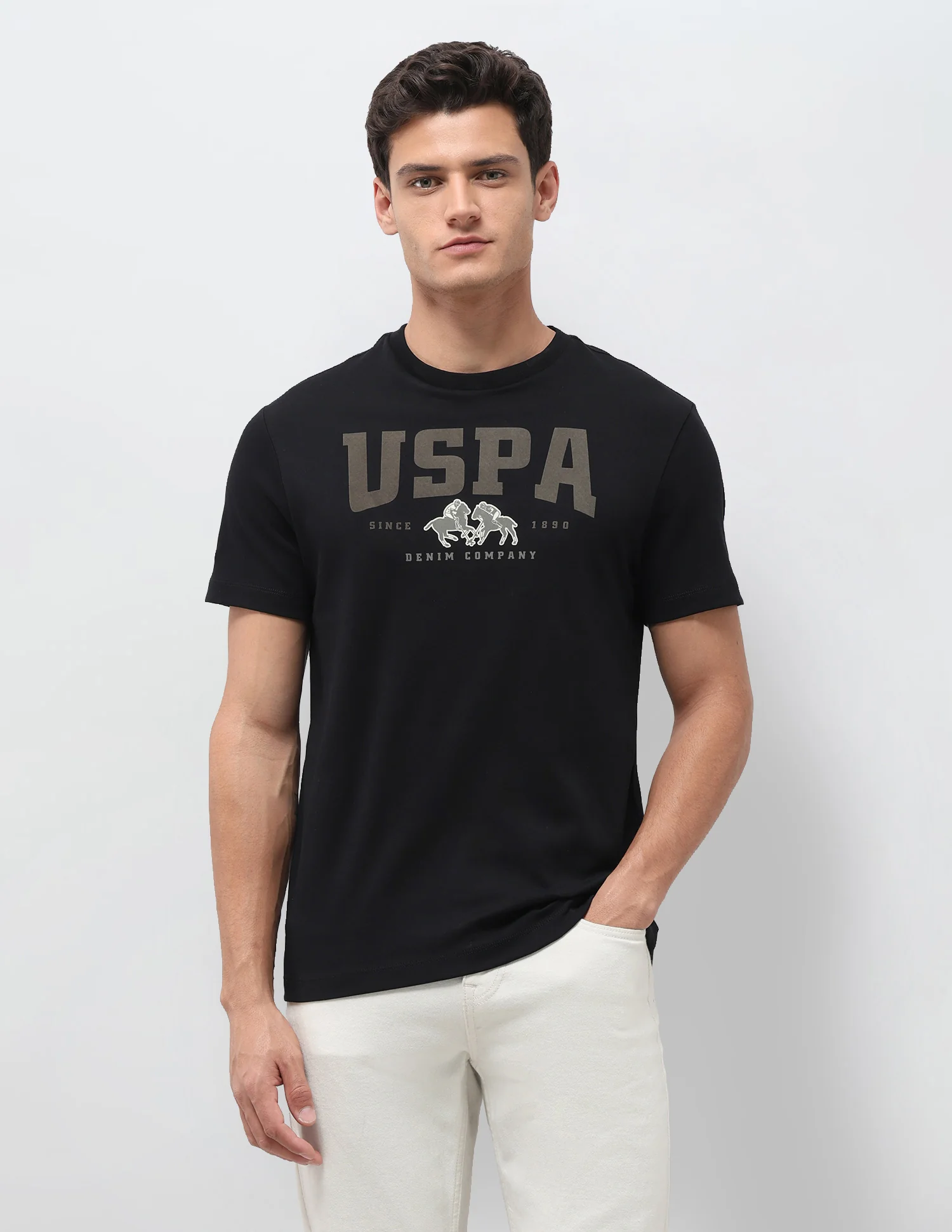 Brand Printed Slim Fit T-Shirt - Image 6