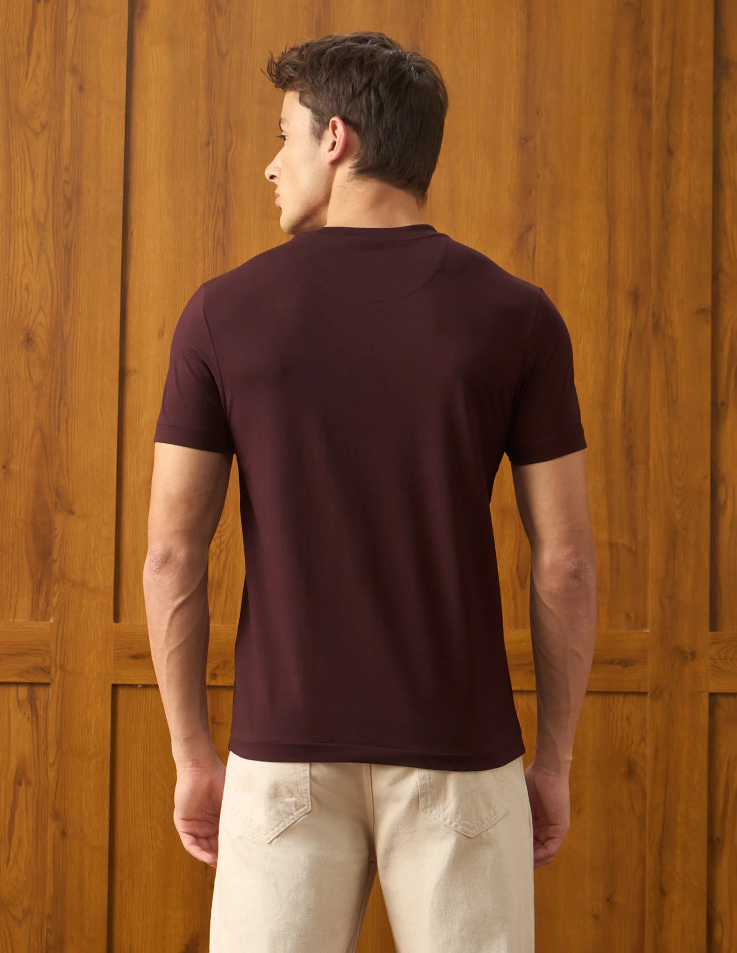 Brand Printed Slim Fit T-Shirt - Image 5