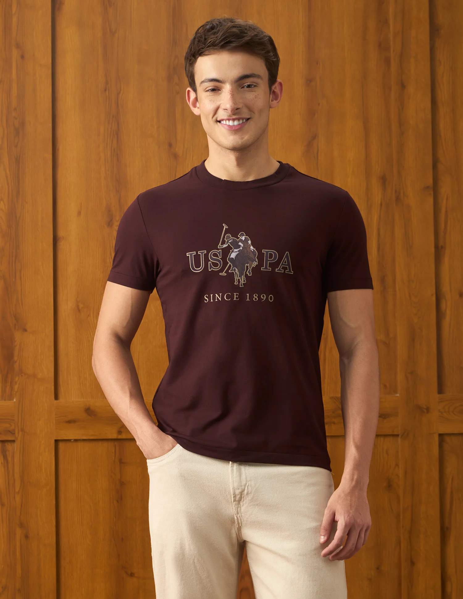Brand Printed Slim Fit T-Shirt - Image 6