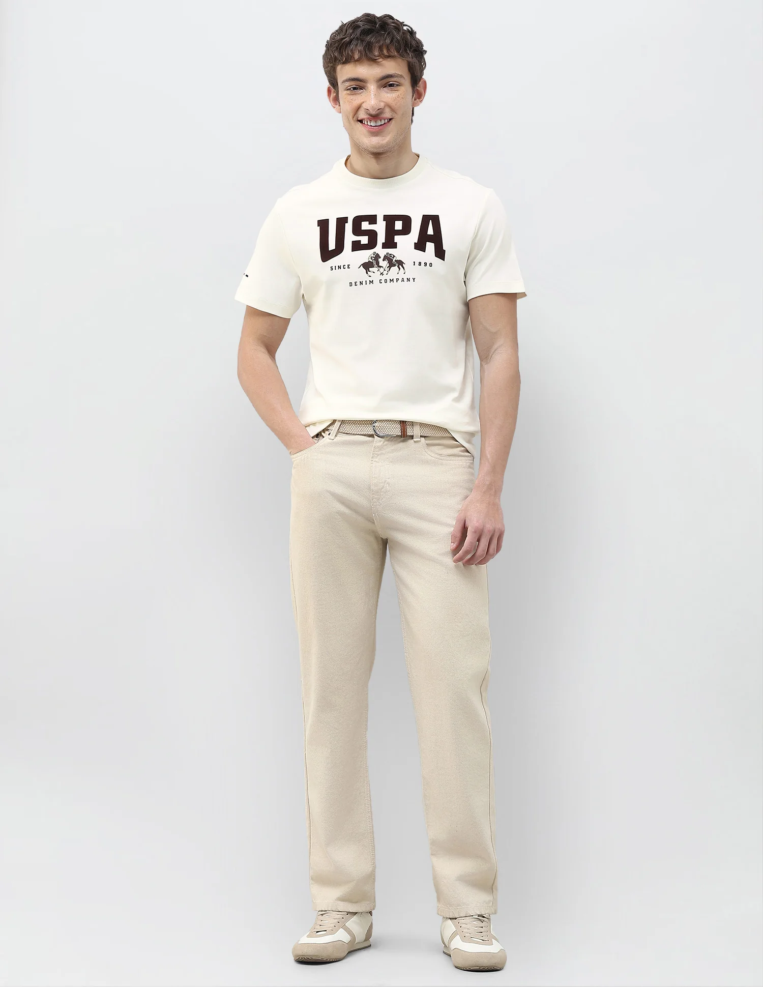 Brand Printed Slim Fit T-Shirt - Image 3
