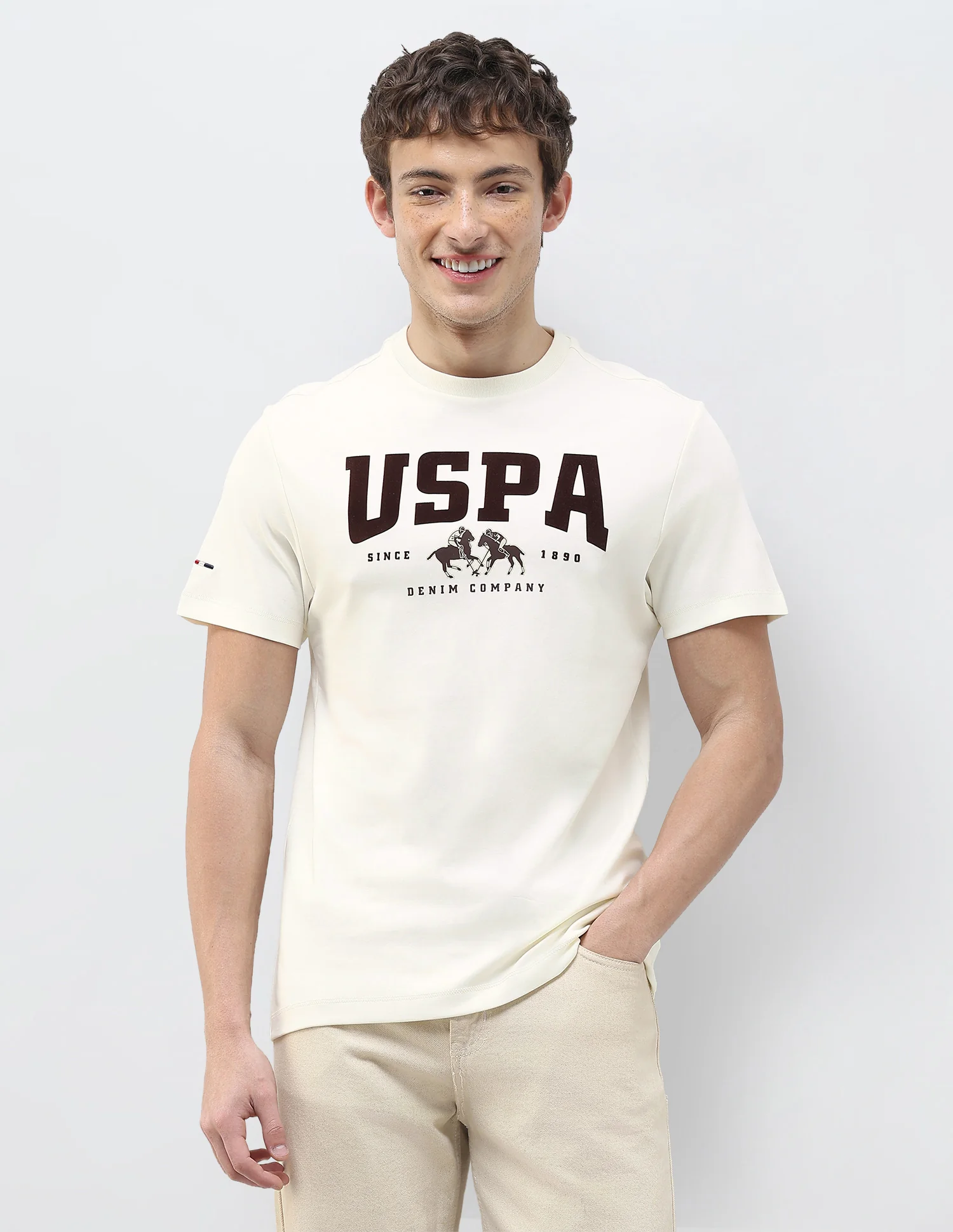 Brand Printed Slim Fit T-Shirt - Image 6