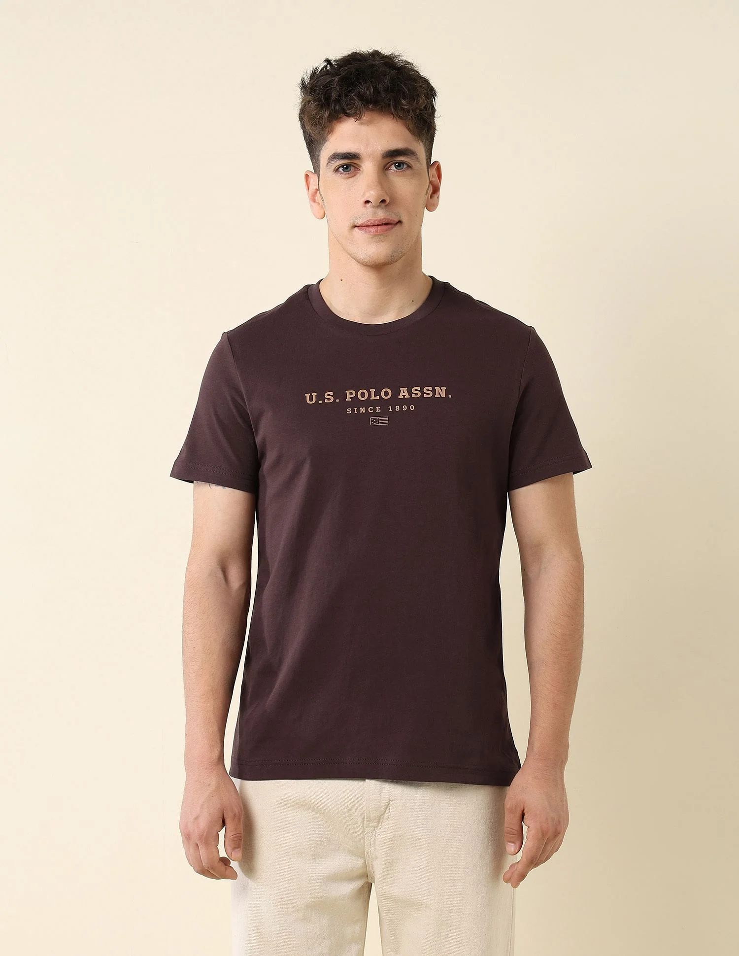 Brand Printed Slim Fit T-Shirt - Image 6