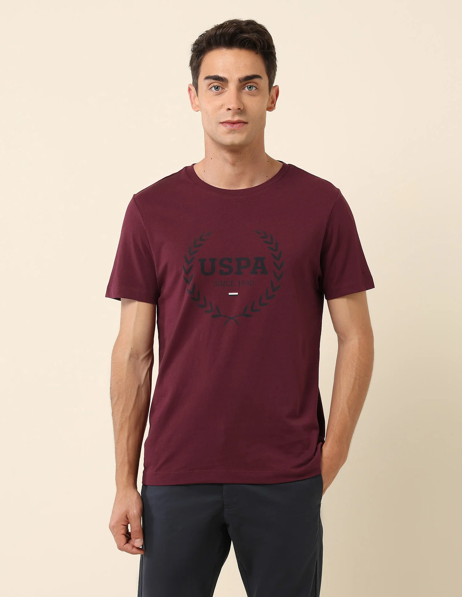 Brand Printed Slim Fit T-Shirt - Image 6