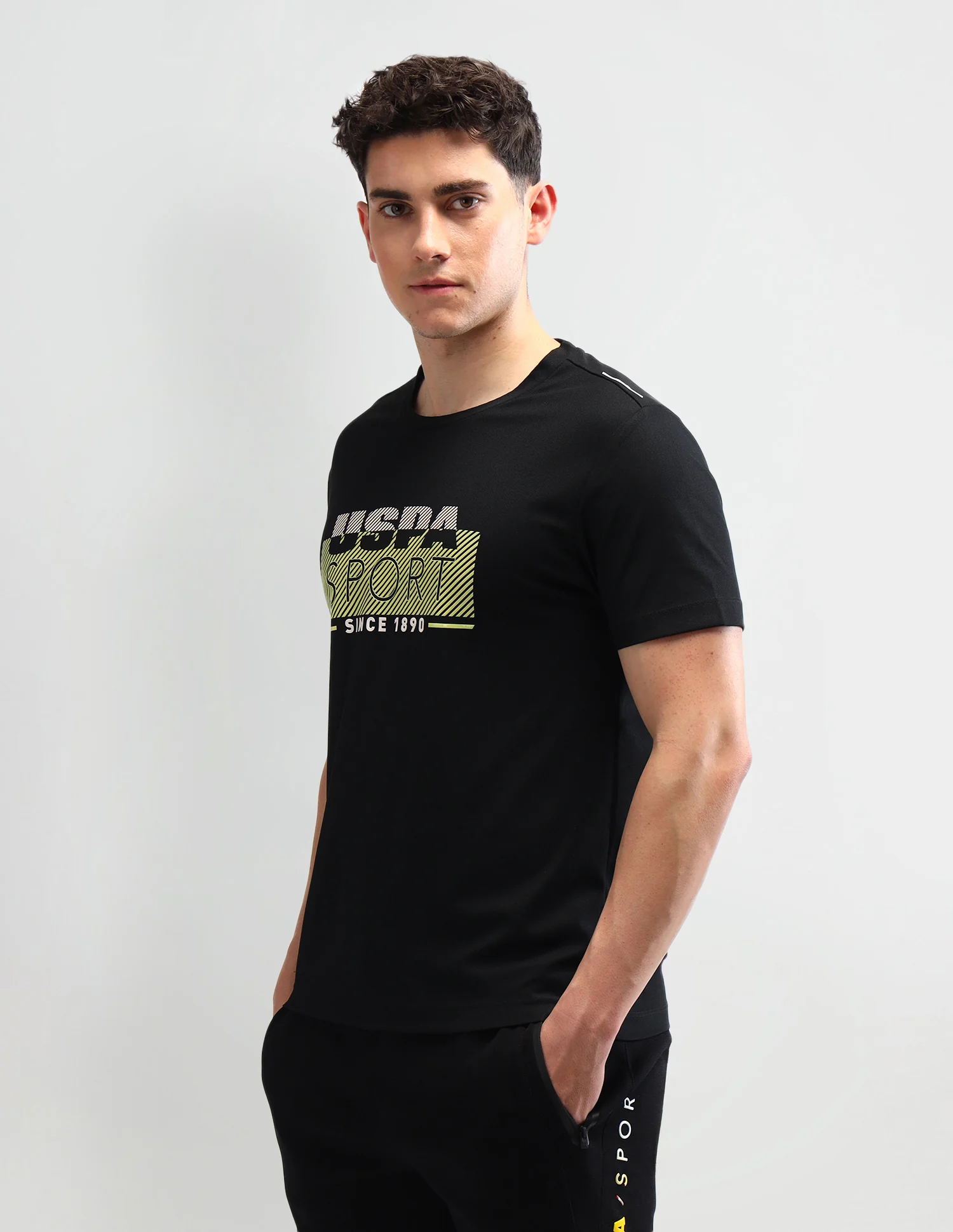 Brand Printed Slim Fit T-Shirt - Image 4