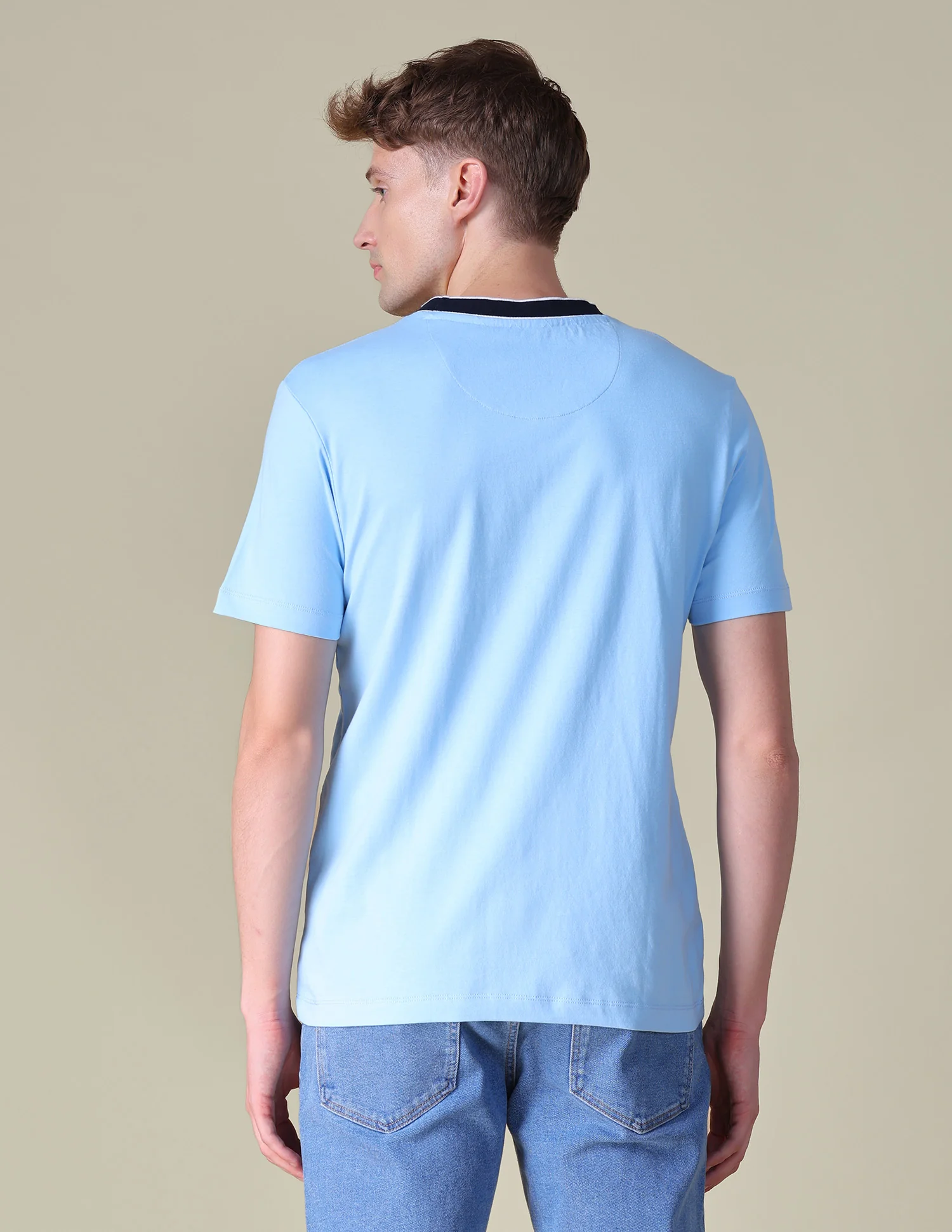 Brand Printed Slim Fit T-Shirt - Image 5
