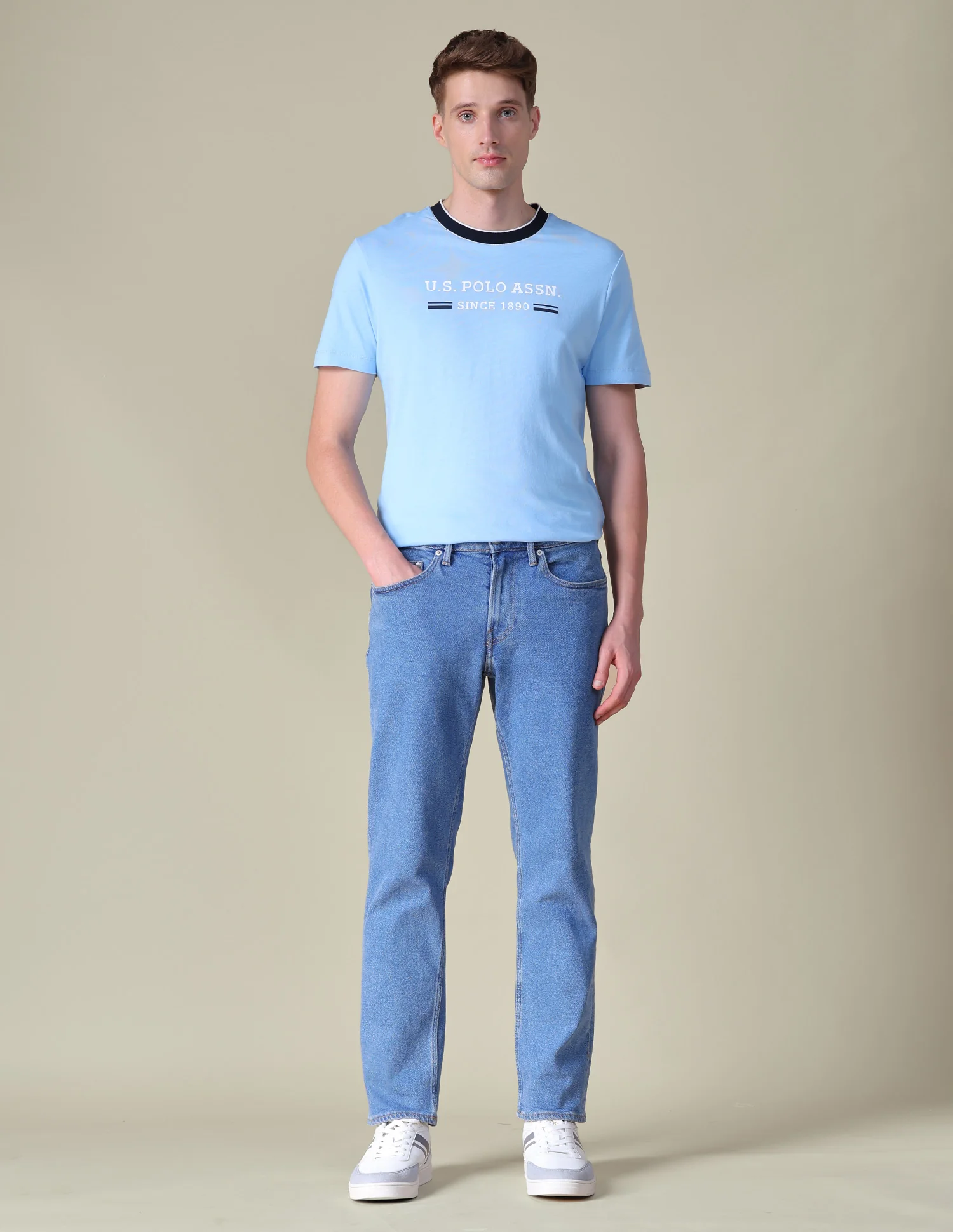 Brand Printed Slim Fit T-Shirt - Image 8