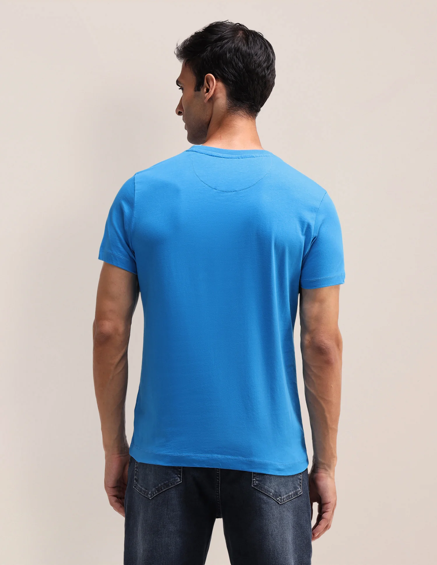Brand Printed Slim Fit T-Shirt - Image 5