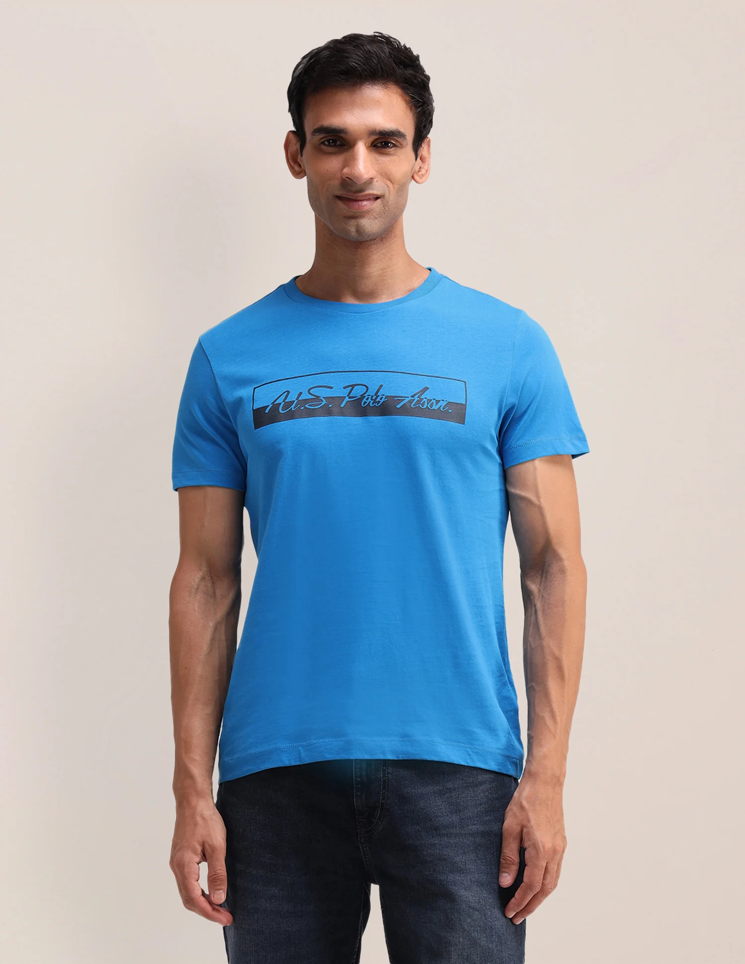 Brand Printed Slim Fit T-Shirt - Image 6