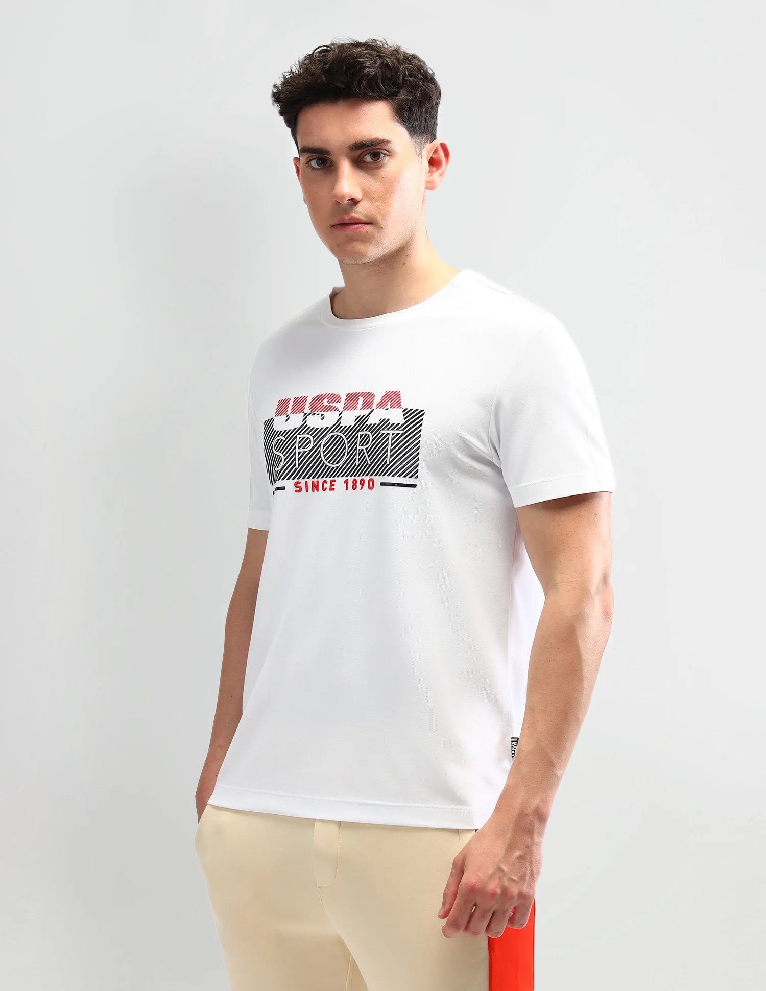 Brand Printed Slim Fit T-Shirt - Image 4