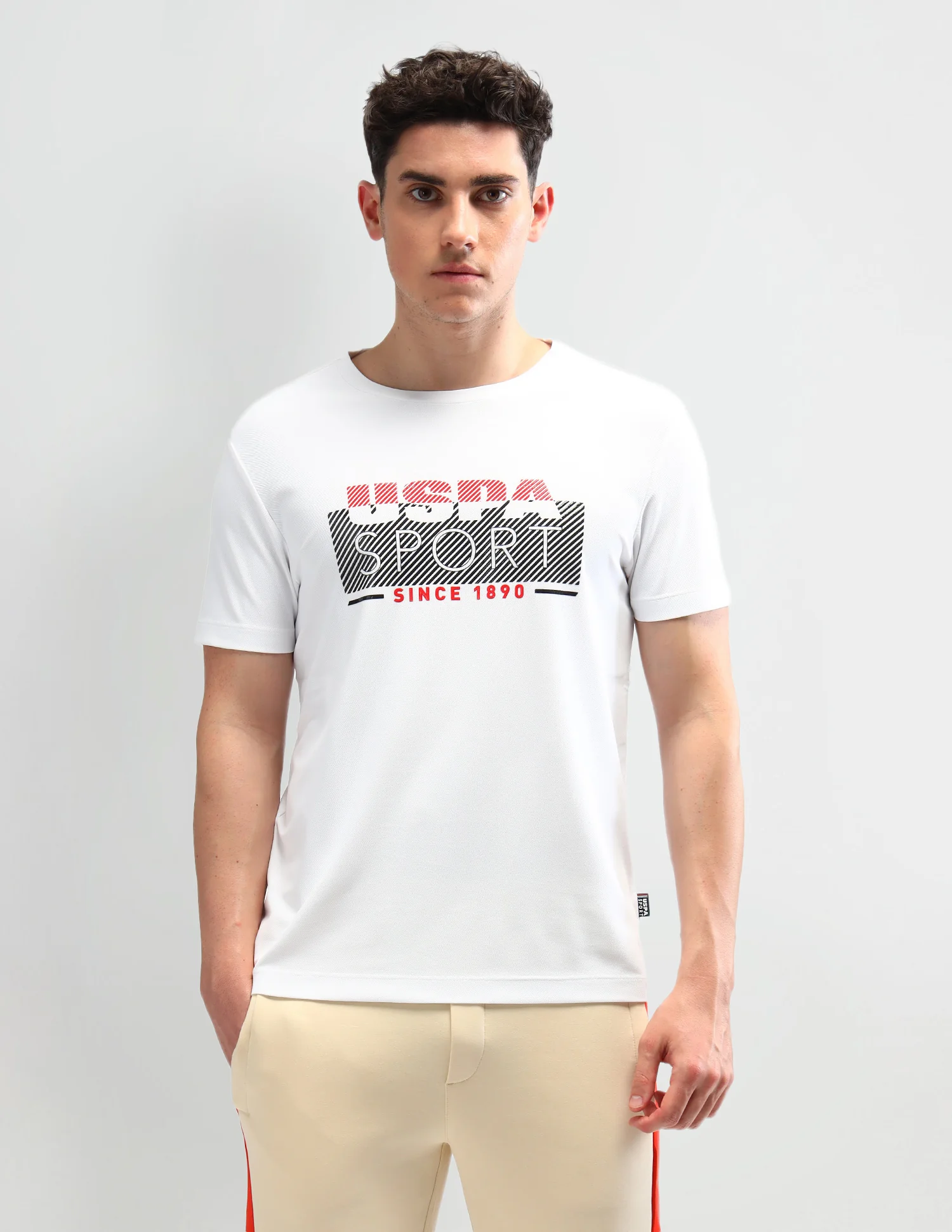 Brand Printed Slim Fit T-Shirt - Image 6