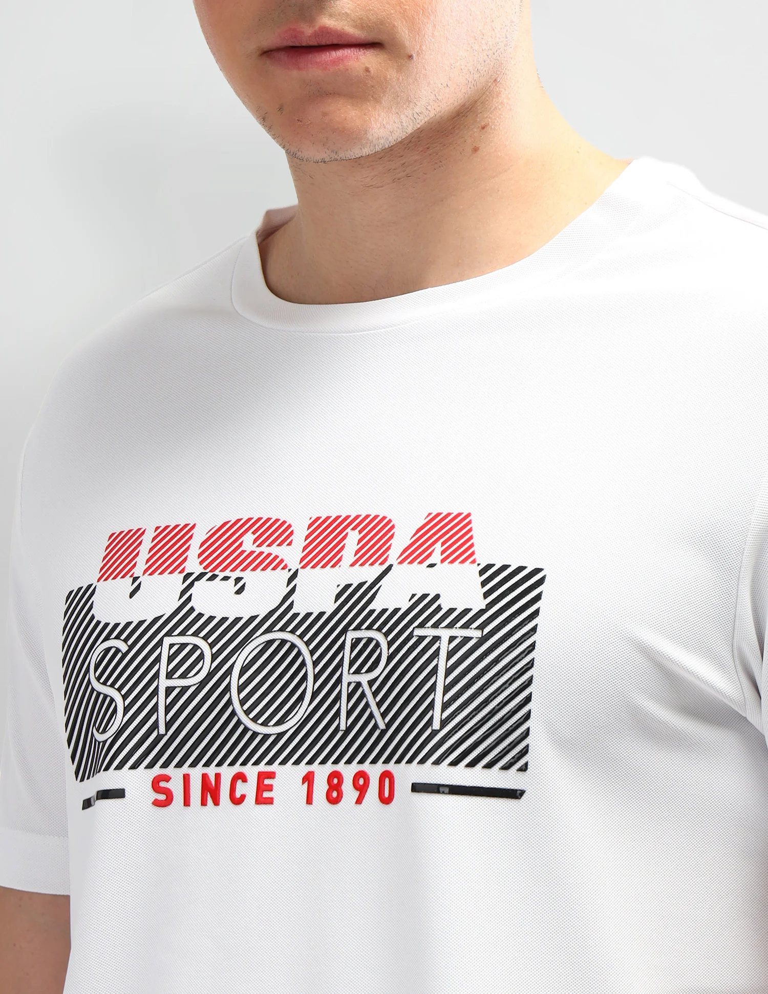 Brand Printed Slim Fit T-Shirt - Image 7
