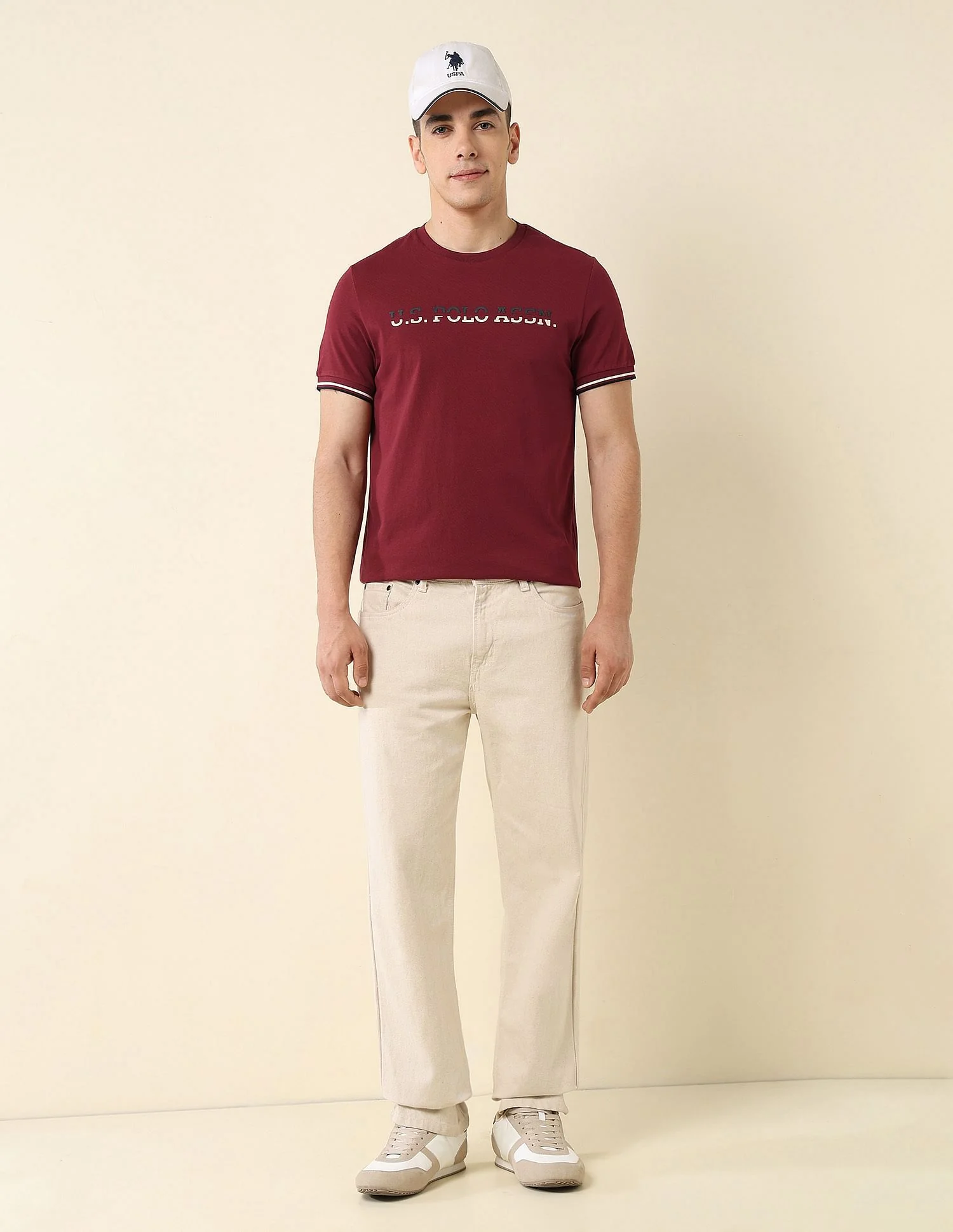 Brand Printed Slim Fit T-Shirt - Image 3
