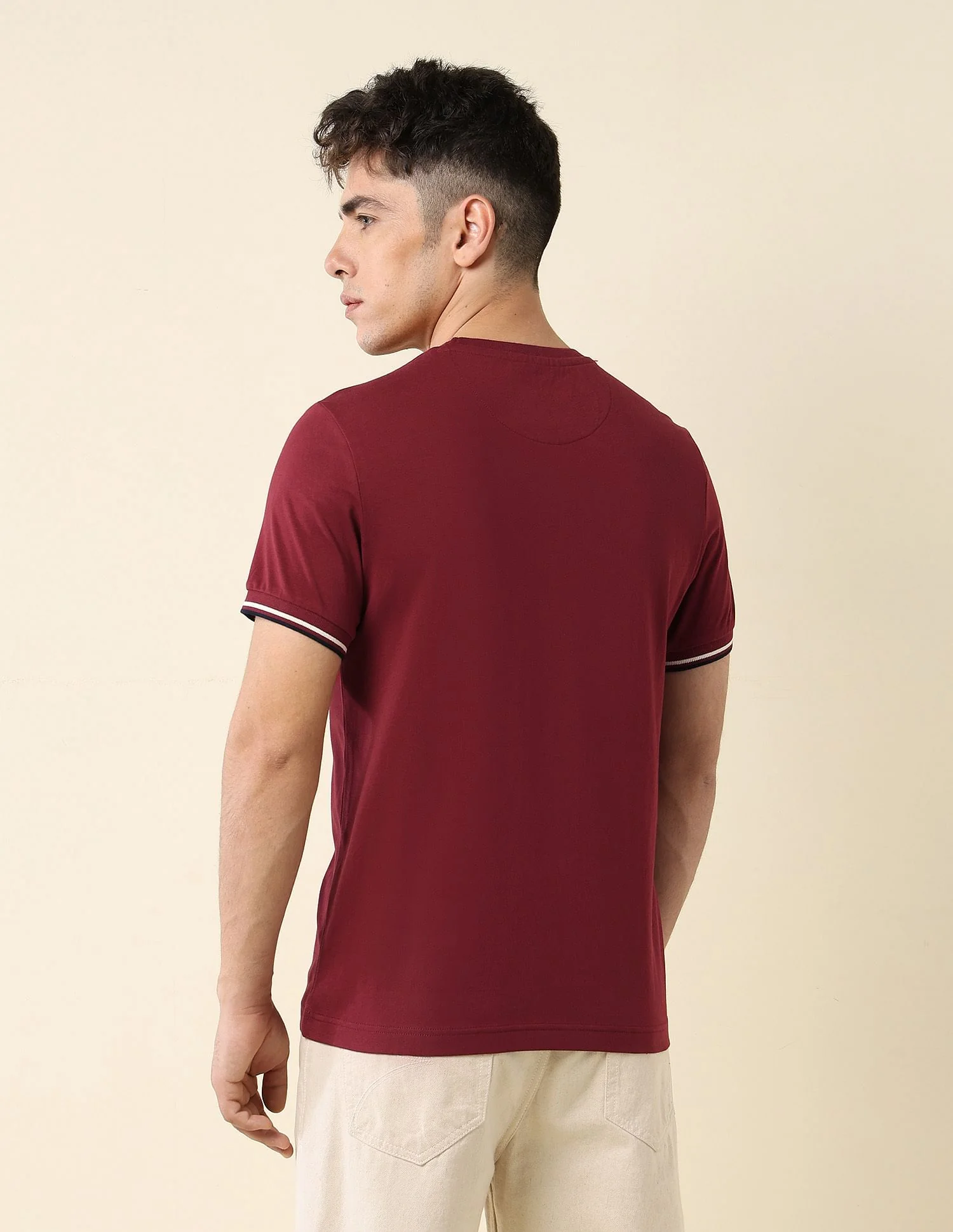 Brand Printed Slim Fit T-Shirt - Image 5