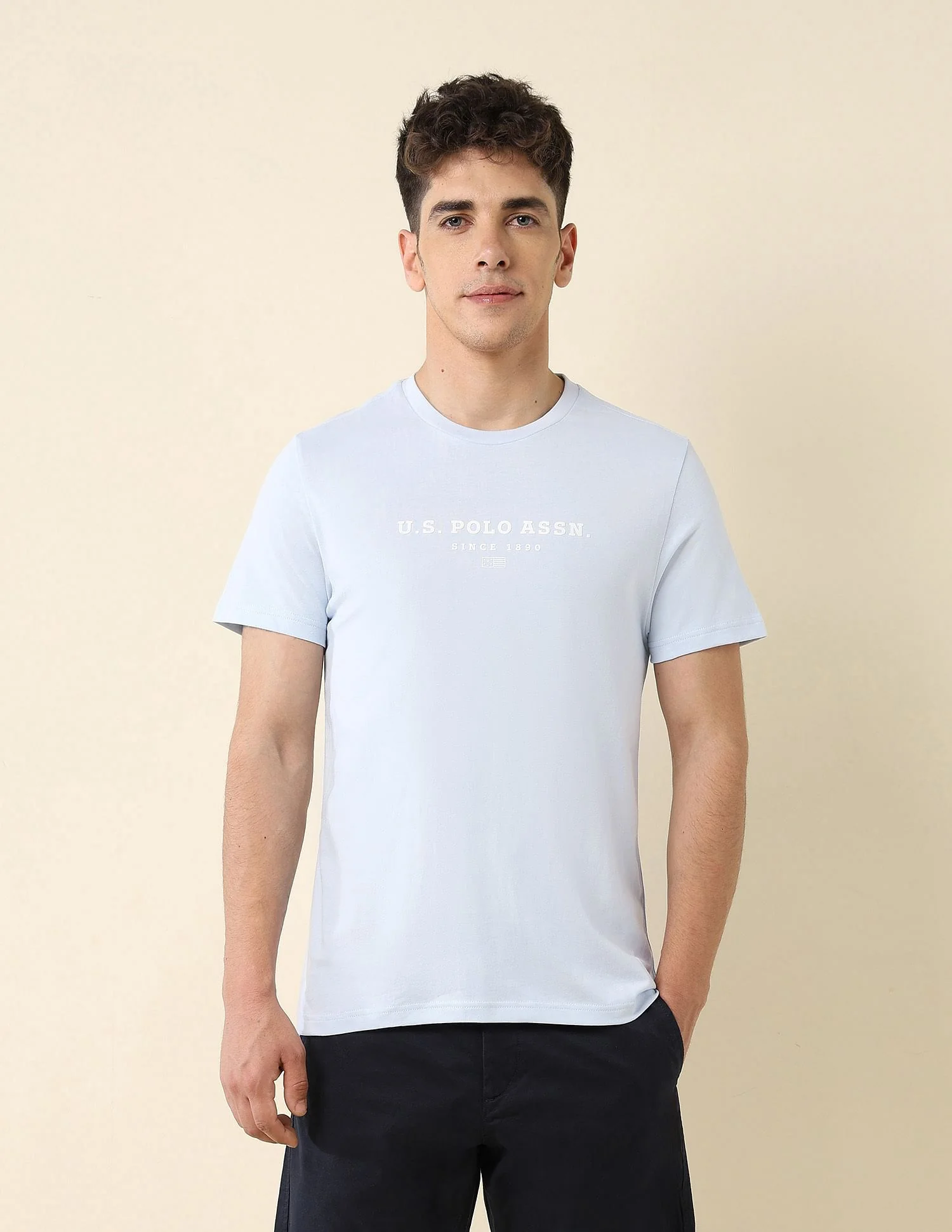 Brand Printed Slim Fit T-Shirt - Image 6
