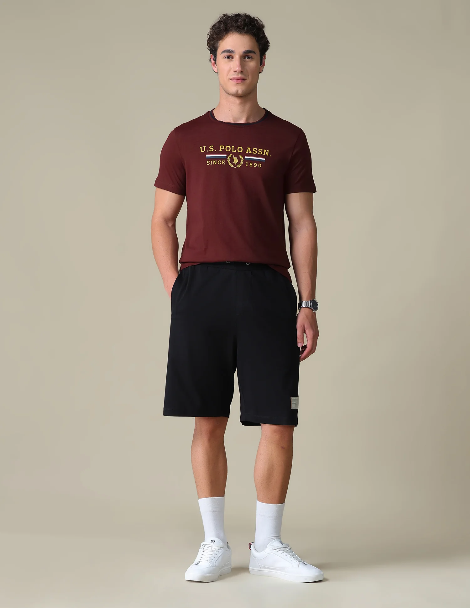 Brand Printed Slim Fit T-Shirt - Image 3