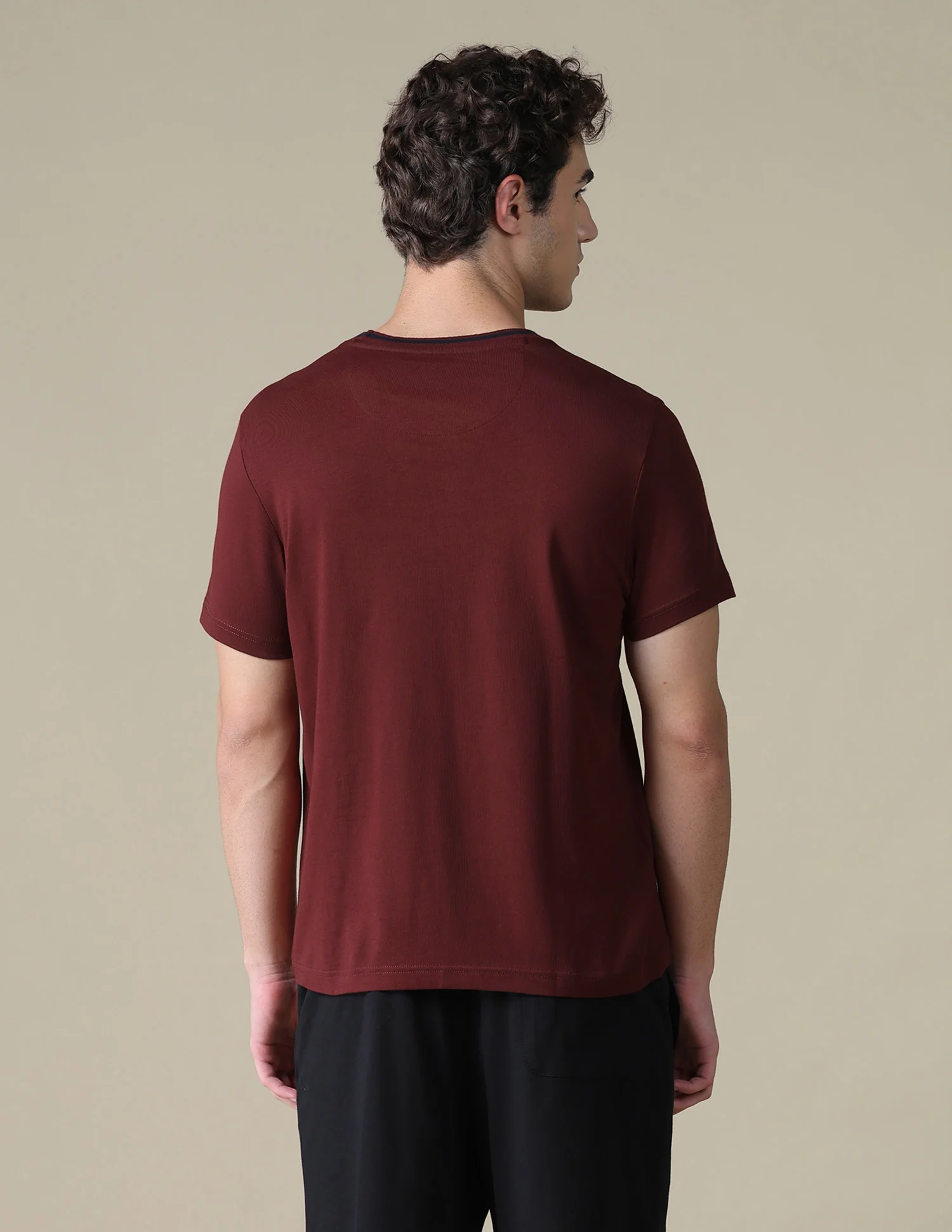 Brand Printed Slim Fit T-Shirt - Image 5