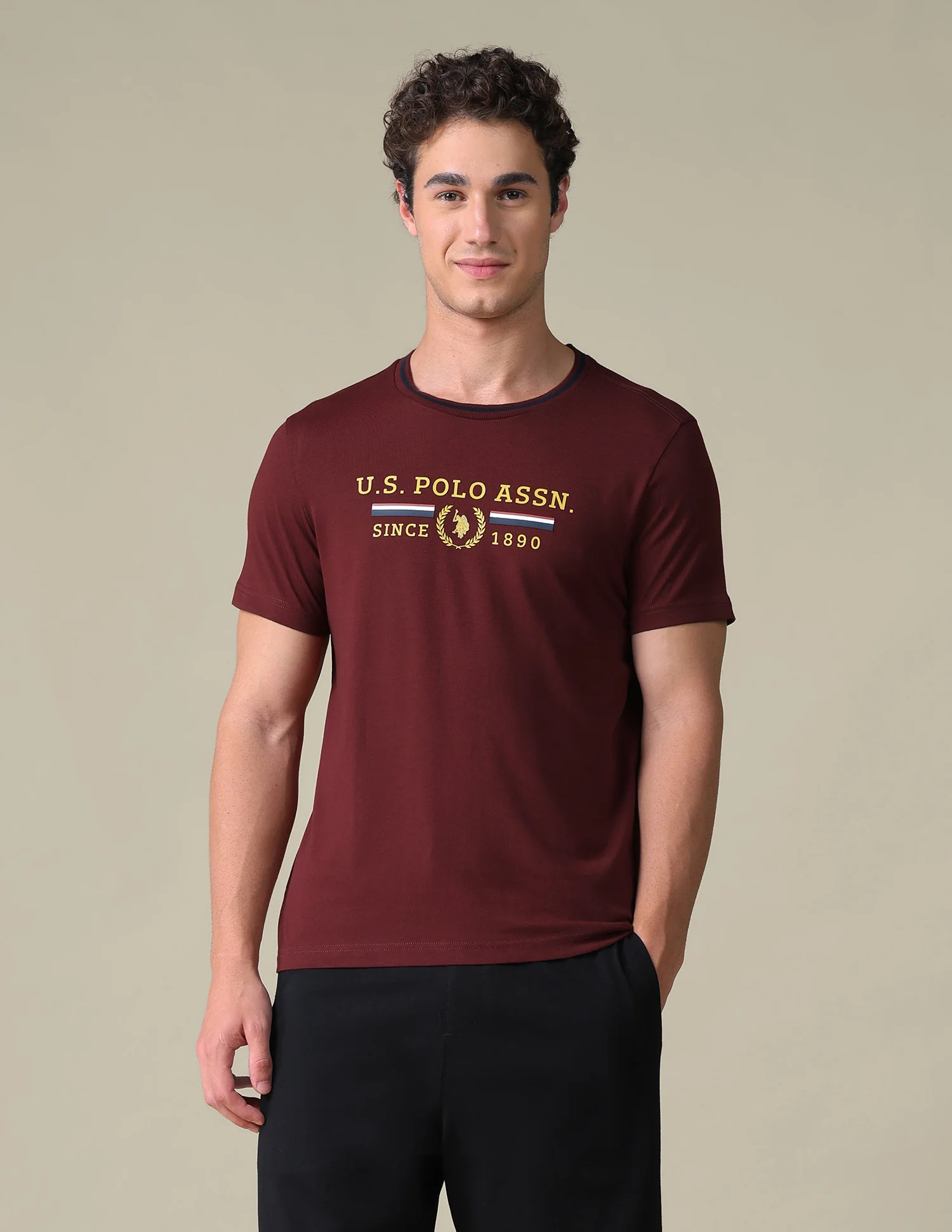 Brand Printed Slim Fit T-Shirt - Image 6
