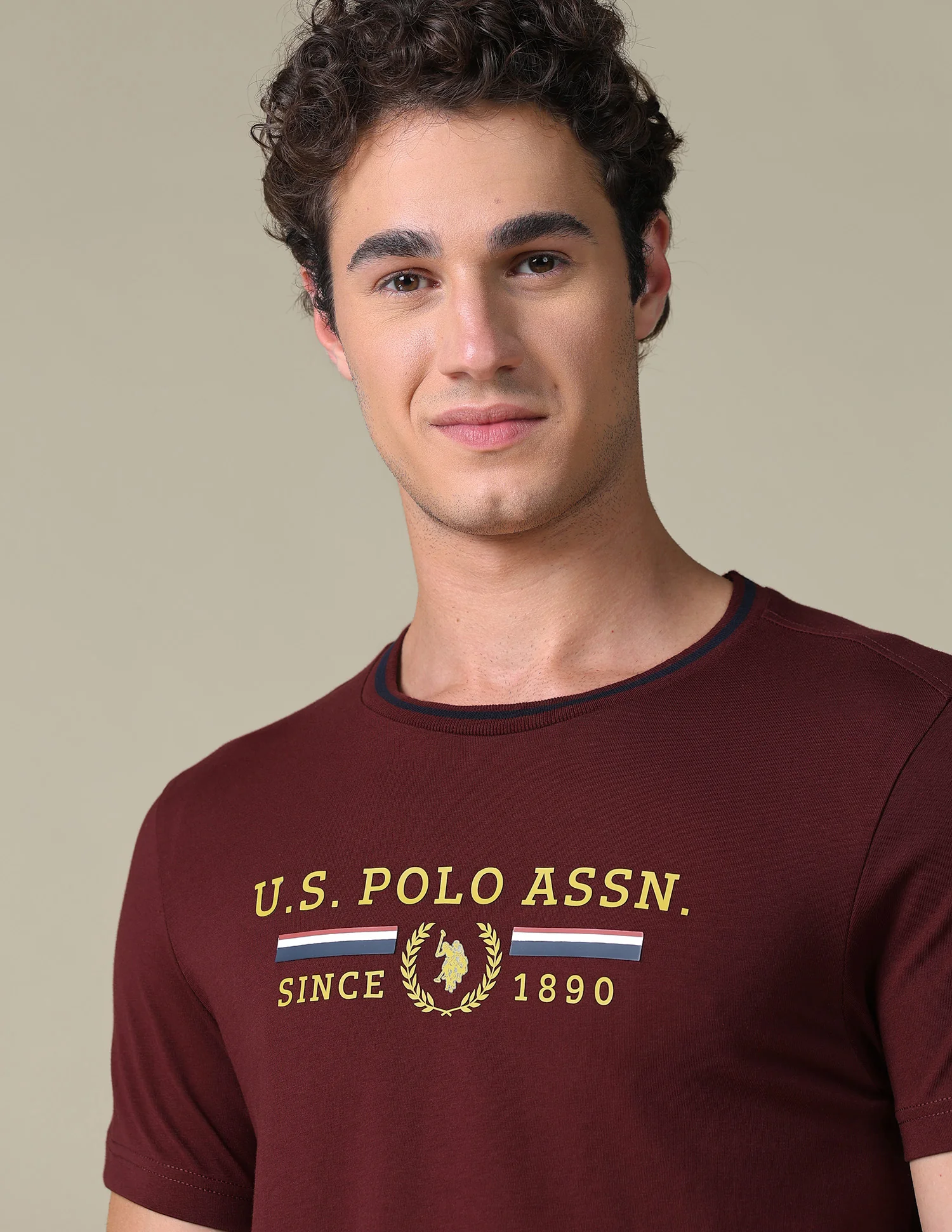 Brand Printed Slim Fit T-Shirt - Image 7