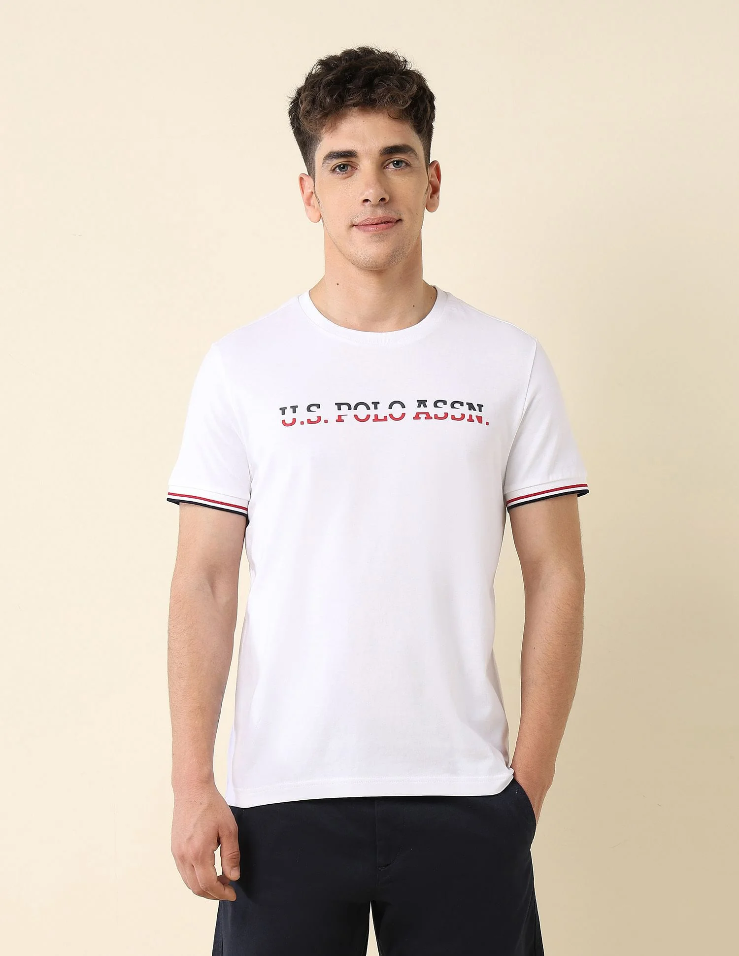 Brand Printed Slim Fit T-Shirt - Image 6