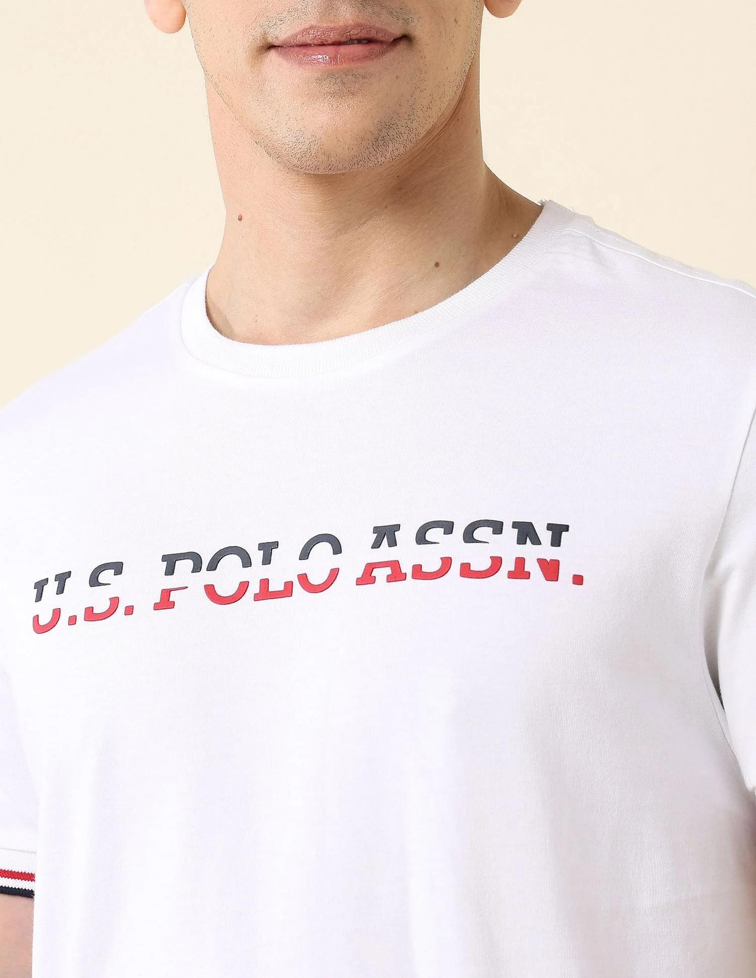 Brand Printed Slim Fit T-Shirt - Image 7